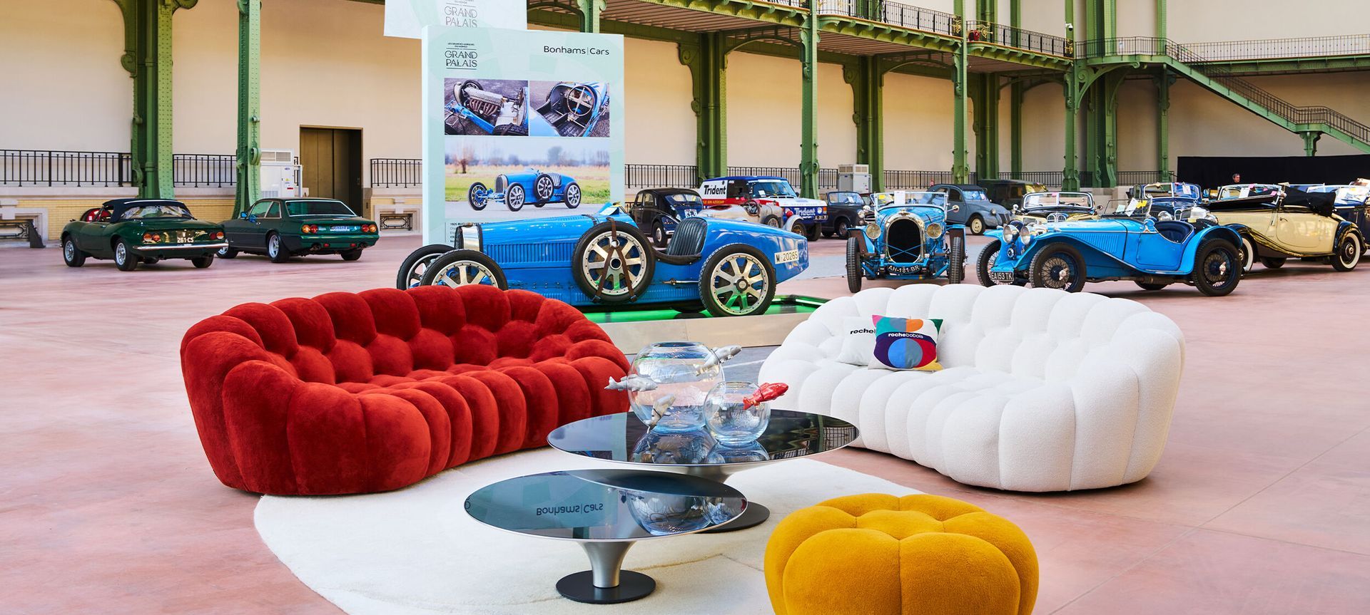 Bonhams Cars & Roche Bobois banner
