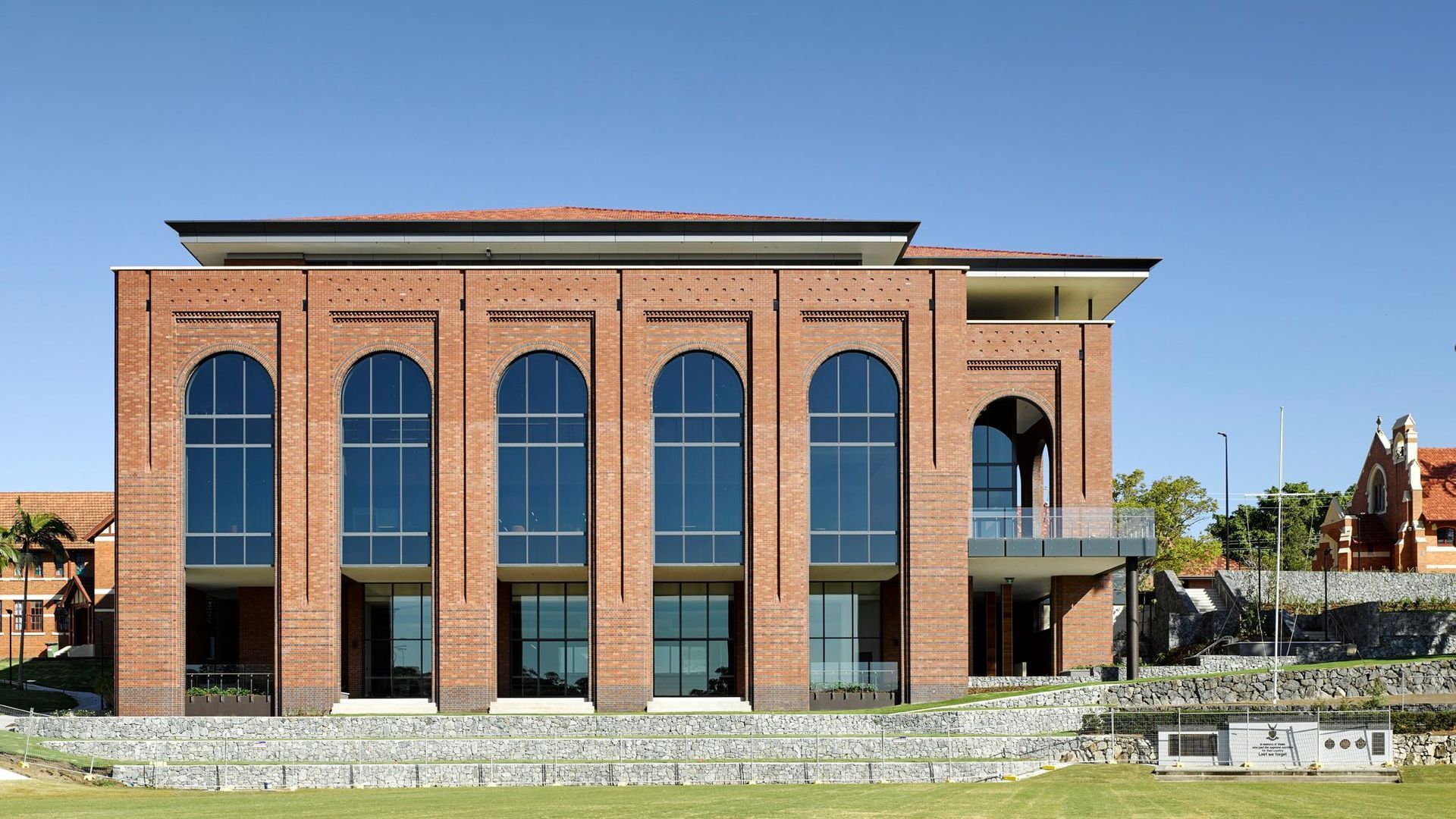 Churchie Centenary Library banner