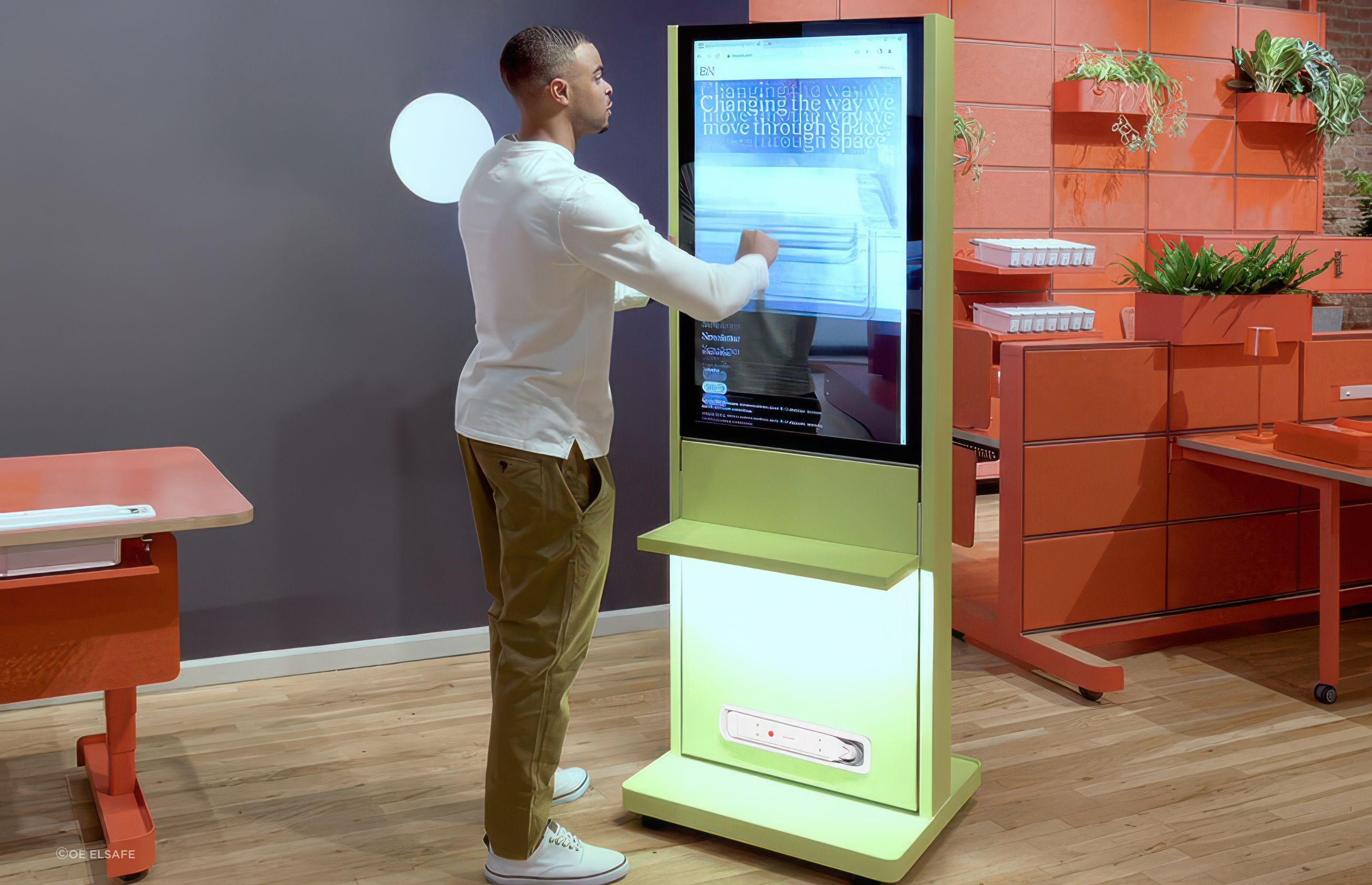 Gira mobile signage is powered by OE’s QIKPAC CARRY in QIKDOC