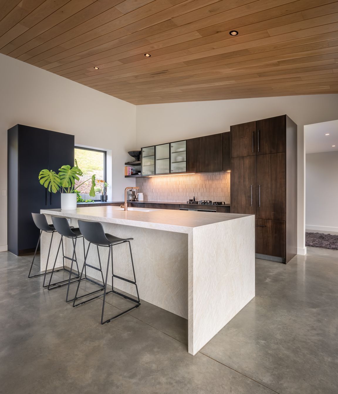 Functional elegance in the home's kitchen