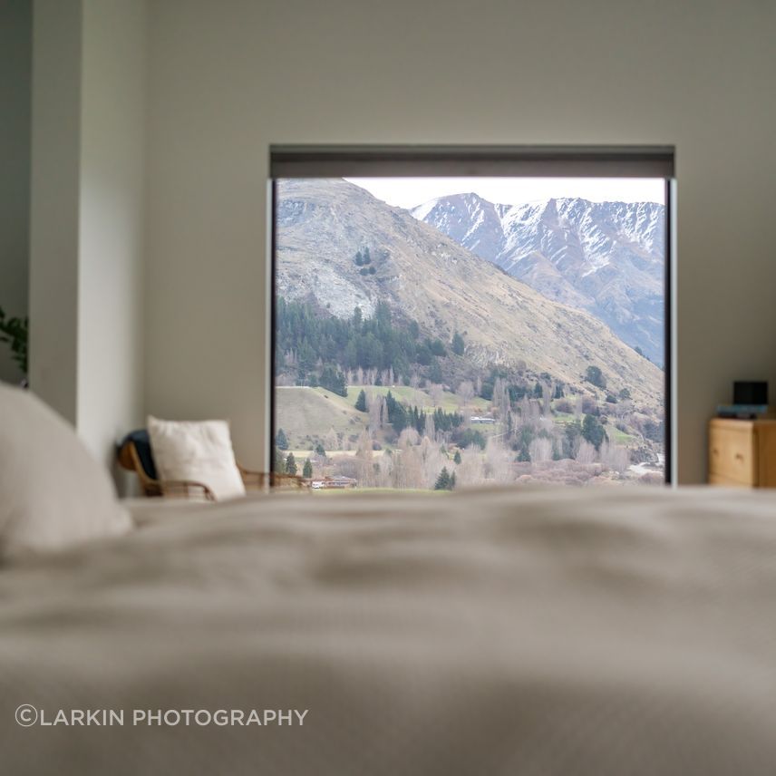 Expansive views from master bedroom