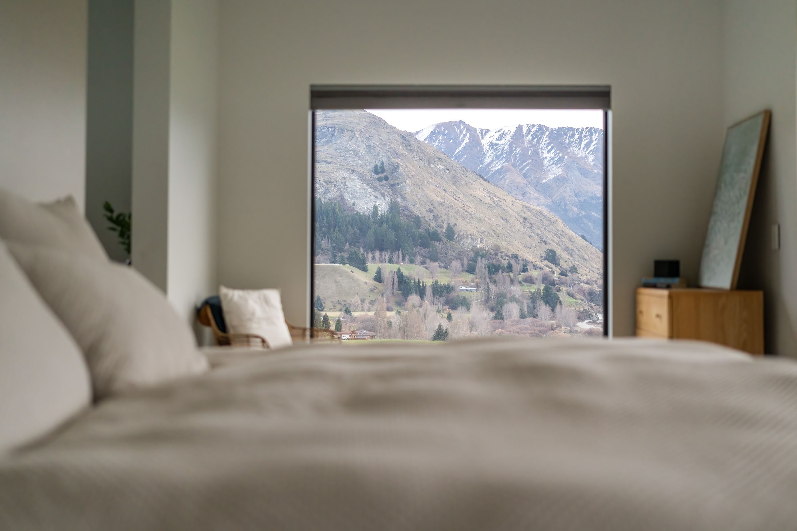 Expansive views from master bedroom