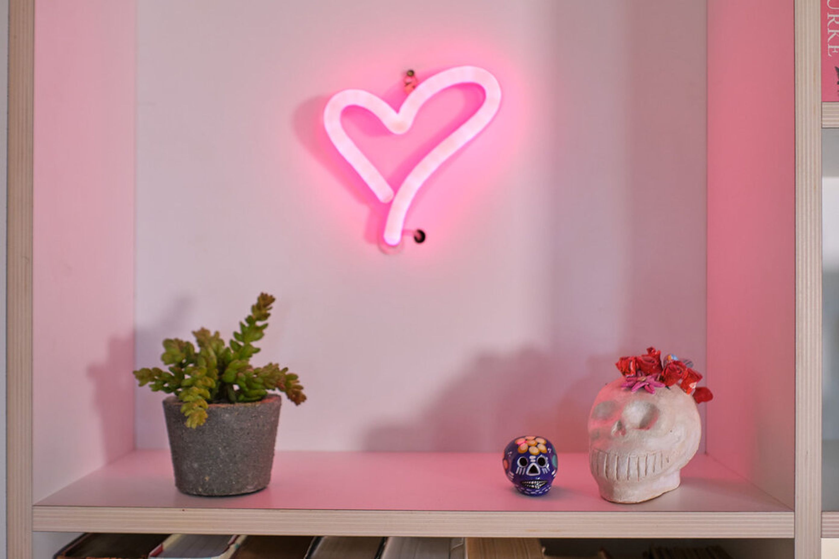 Bookcase in Wellington with integrated LED lighting