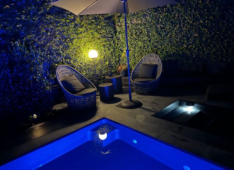 Urban Oasis: Where a Small Pool Creates Big Relaxation