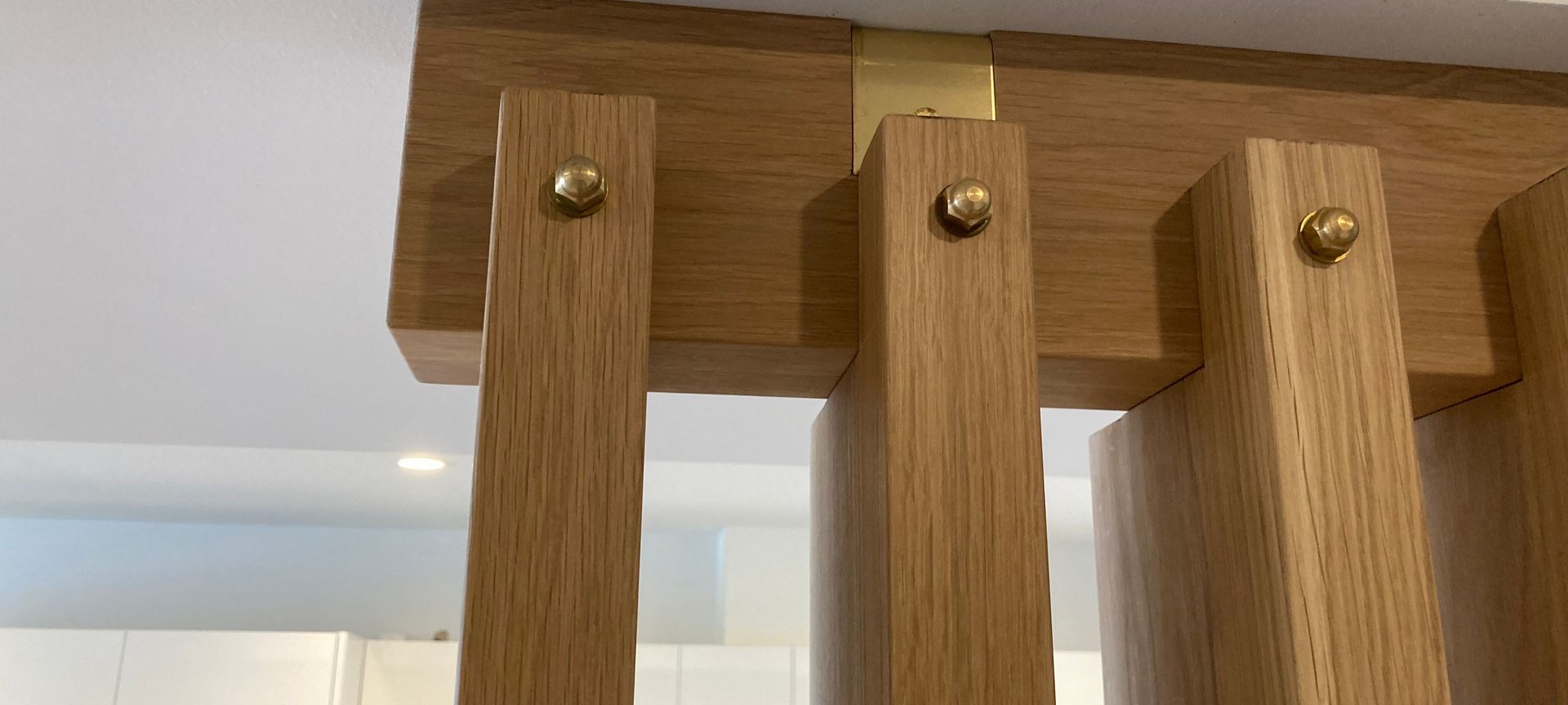 Feature wall in American Oak banner