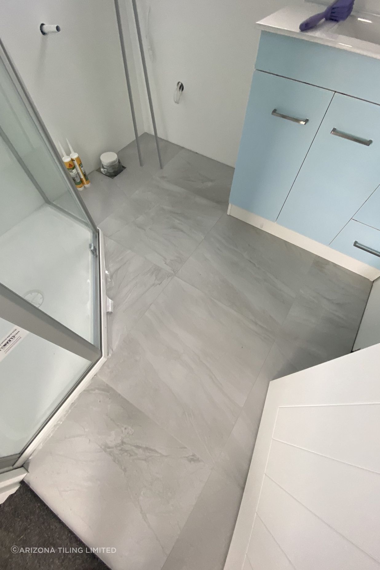 4 Bathrooms Tiling Project