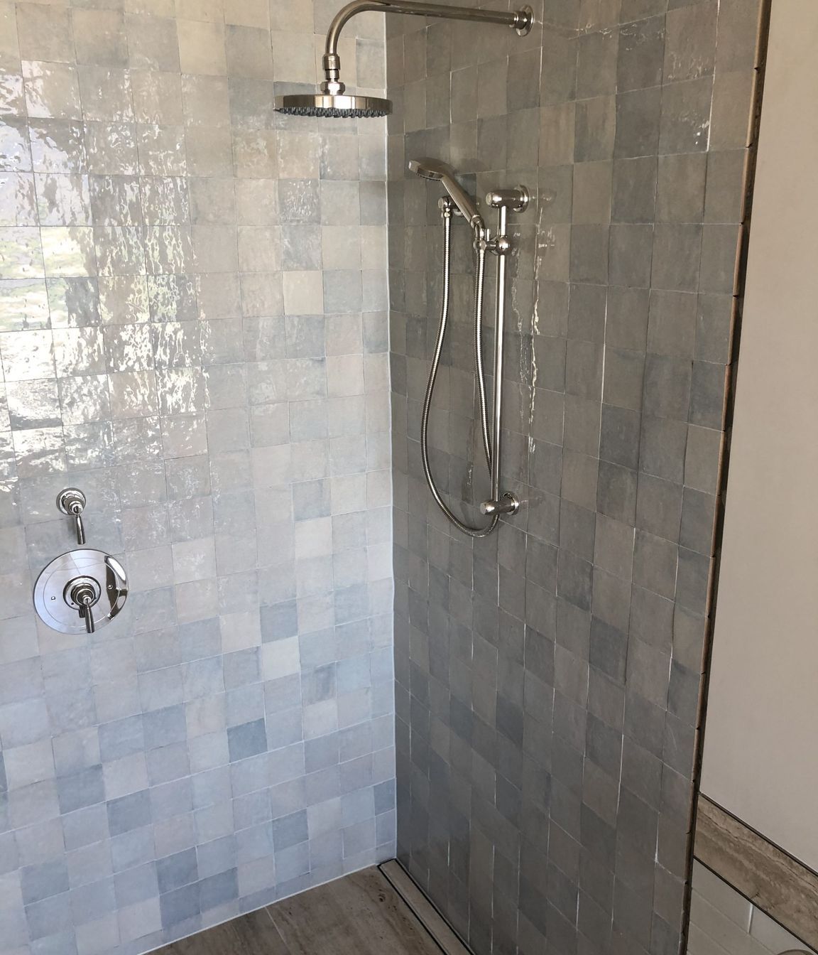 Combination of tiles
