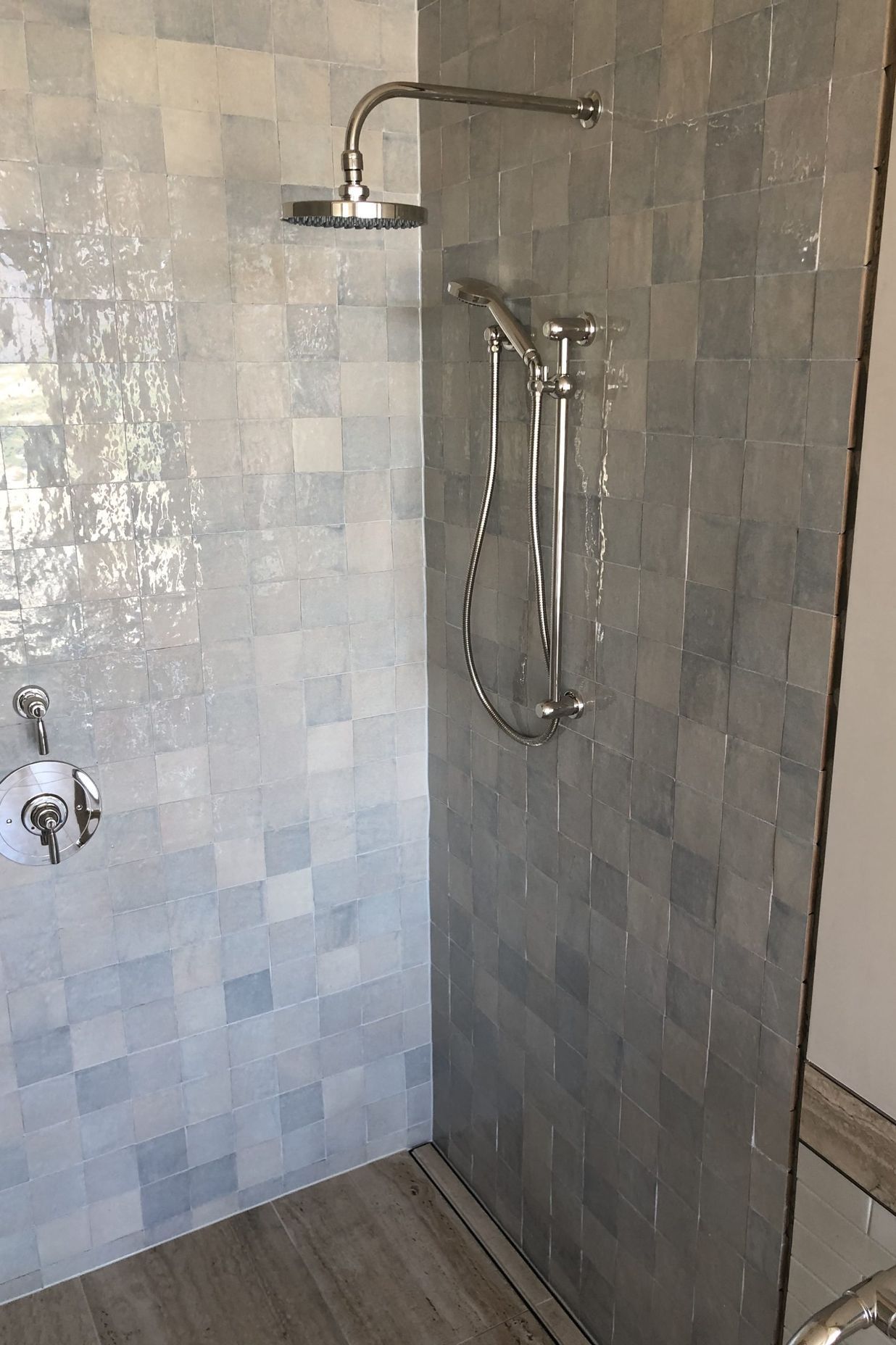 Combination of tiles