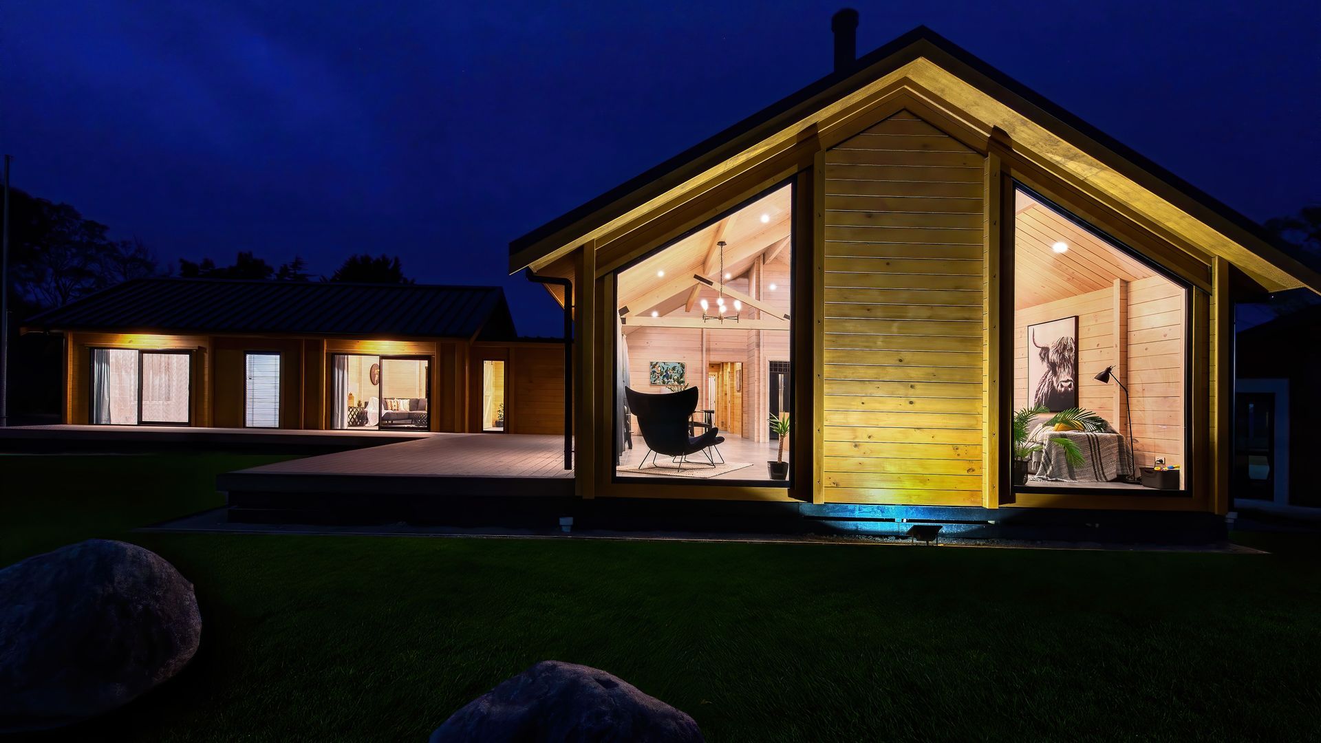 Pavilion Home. Warm & Healthy. Sustainably Grown New Zealand Timber. banner