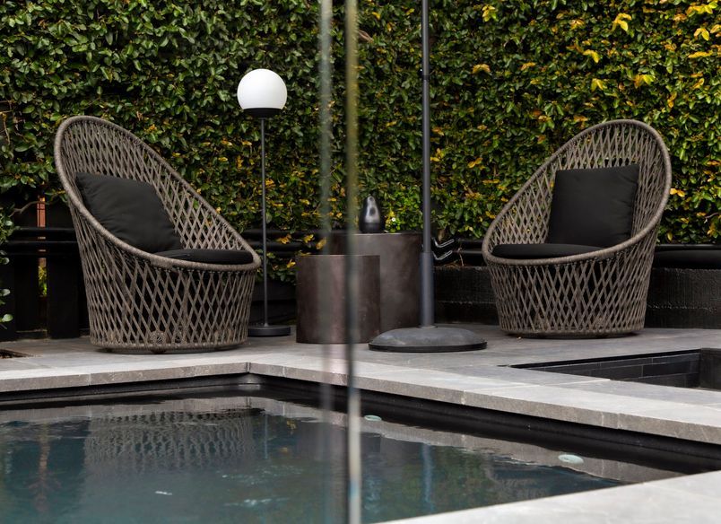 Urban Oasis: Where a Small Pool Creates Big Relaxation