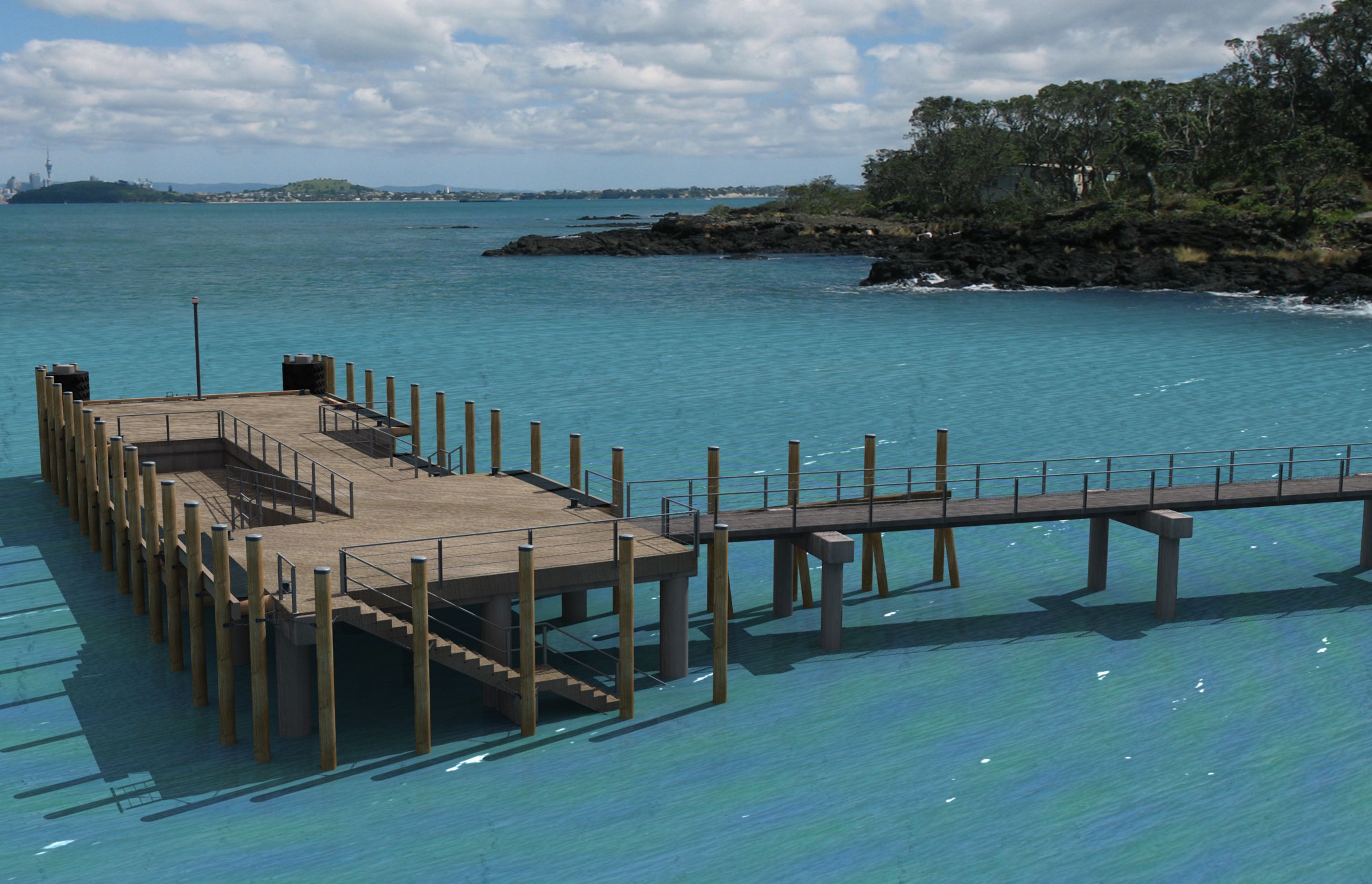 Rangitoto Island Wharf