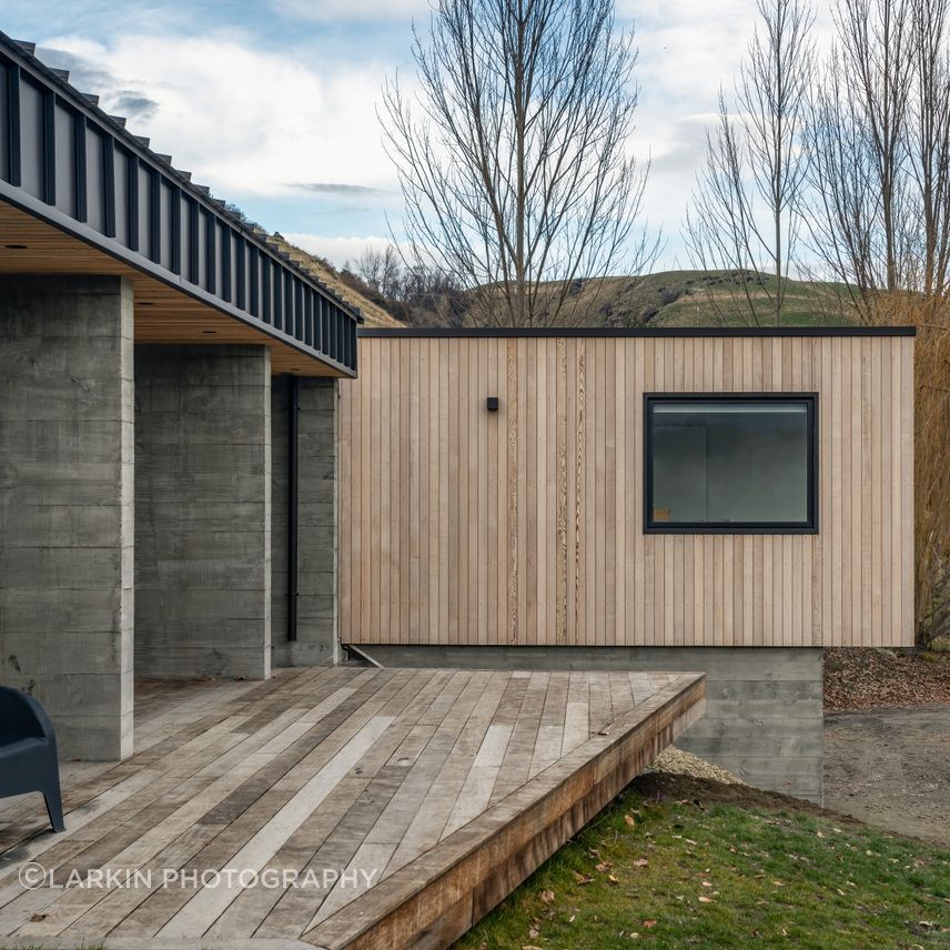 Raw beauty and patterns of board finished concrete