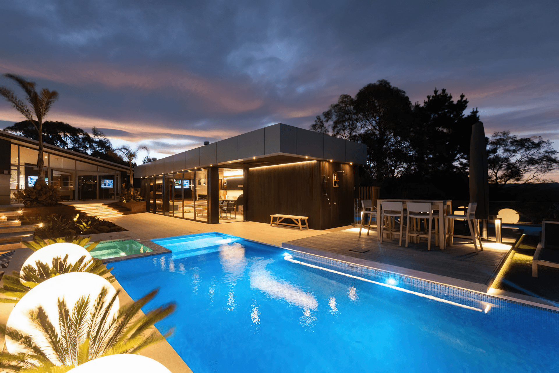 Kaimata Pool, Cabana & Hard Landscape