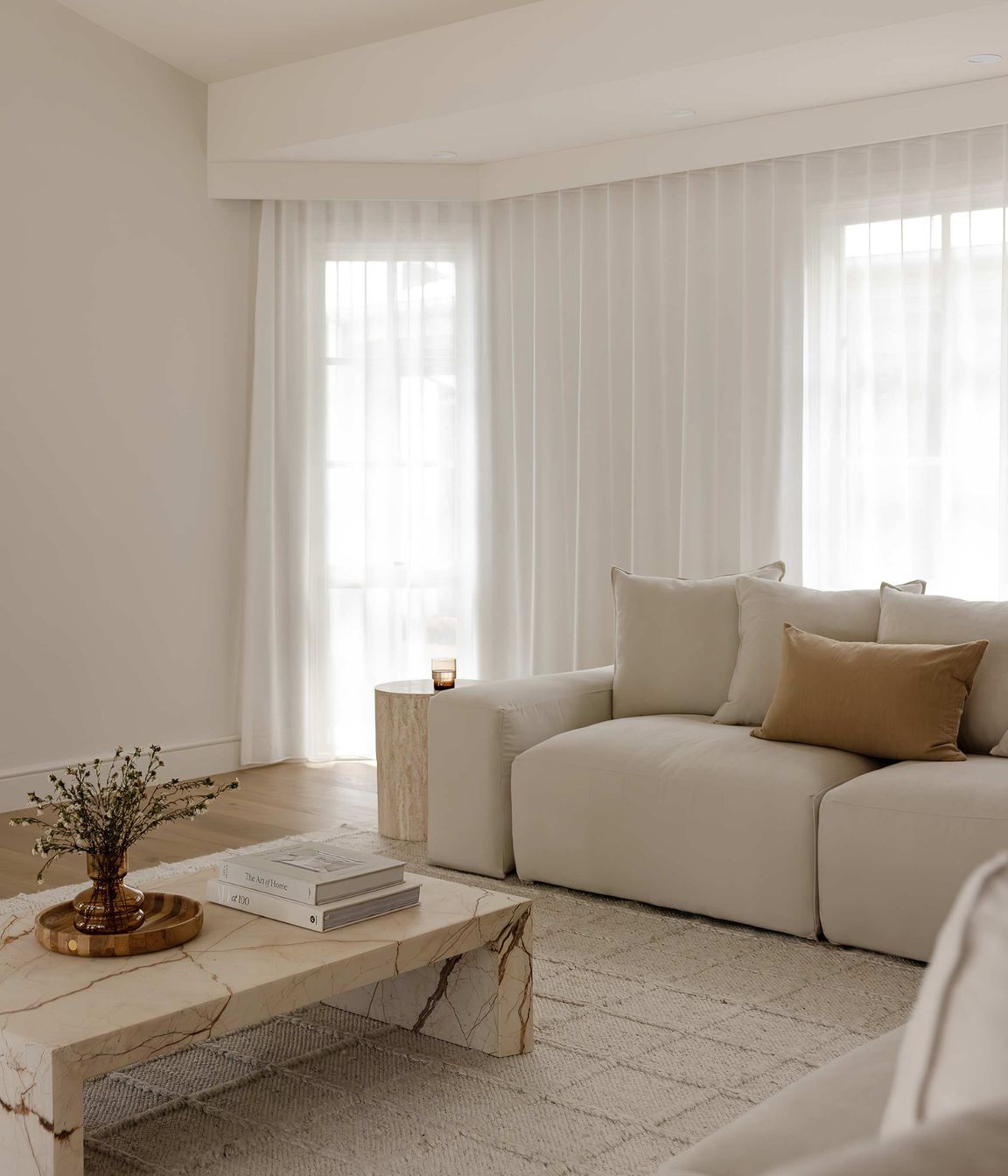 Elle Monument Coffee Table and Atlas Pinnacle Side Table