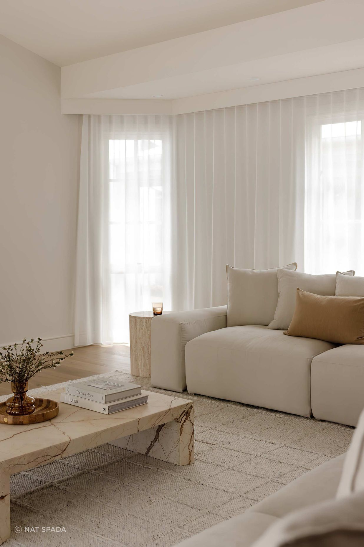 Elle Monument Coffee Table and Atlas Pinnacle Side Table