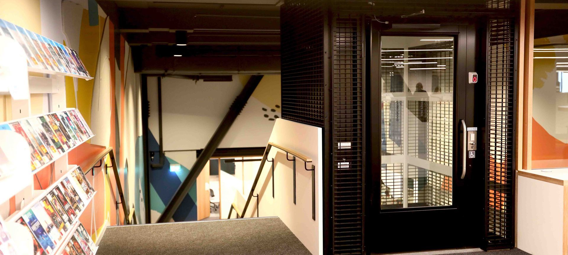Wellington Library - Aritco Public Access Lift banner