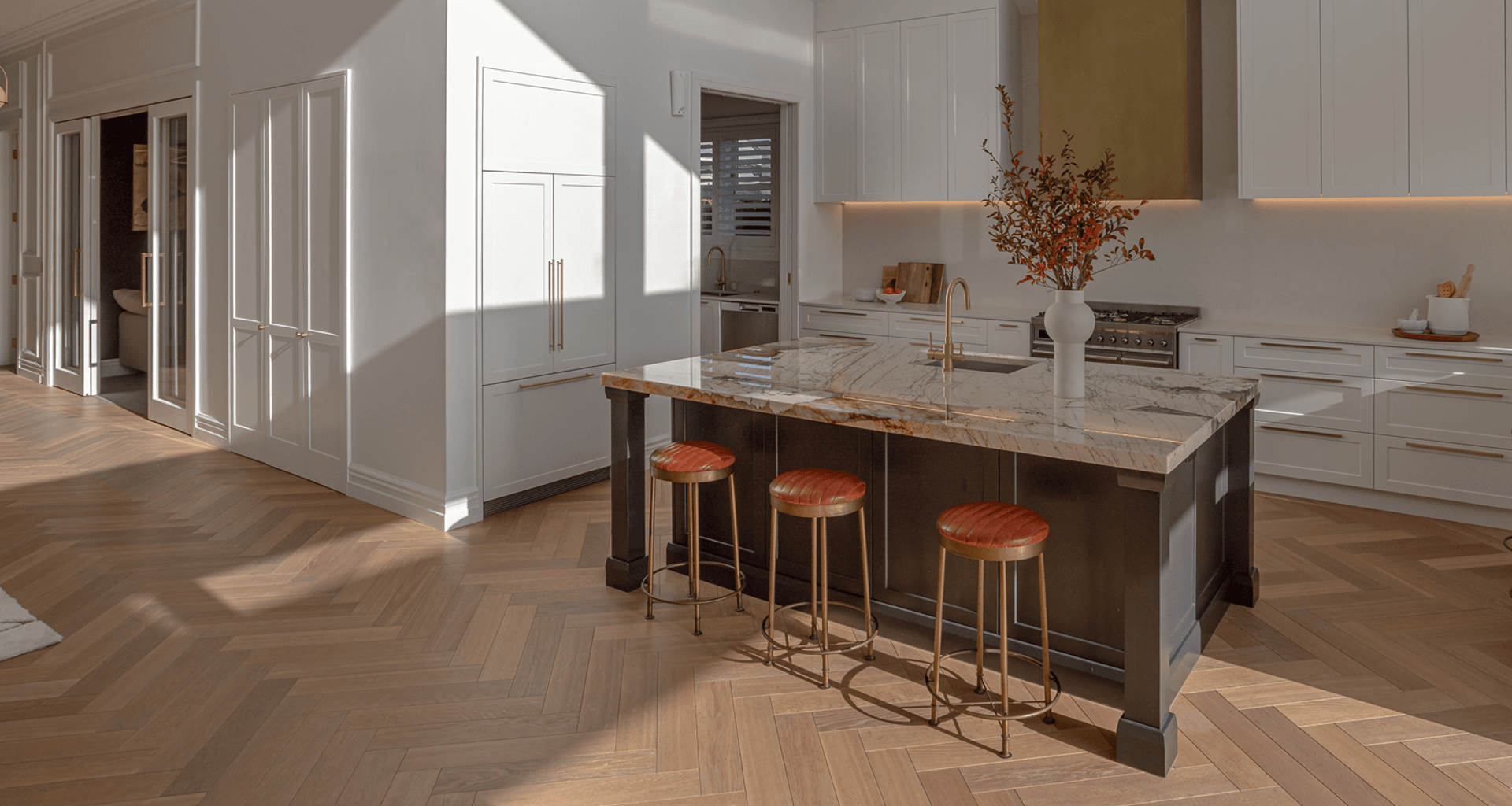 Faulder Ave - Herringbone Flooring