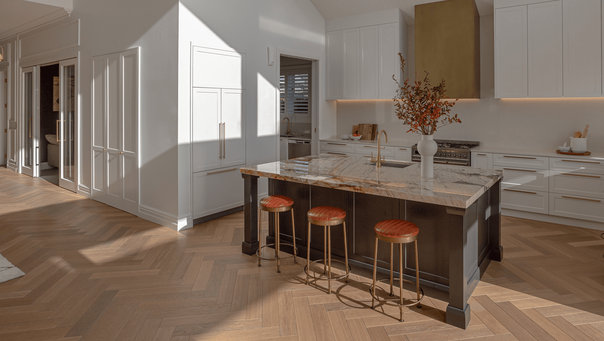 Faulder Ave - Herringbone Flooring