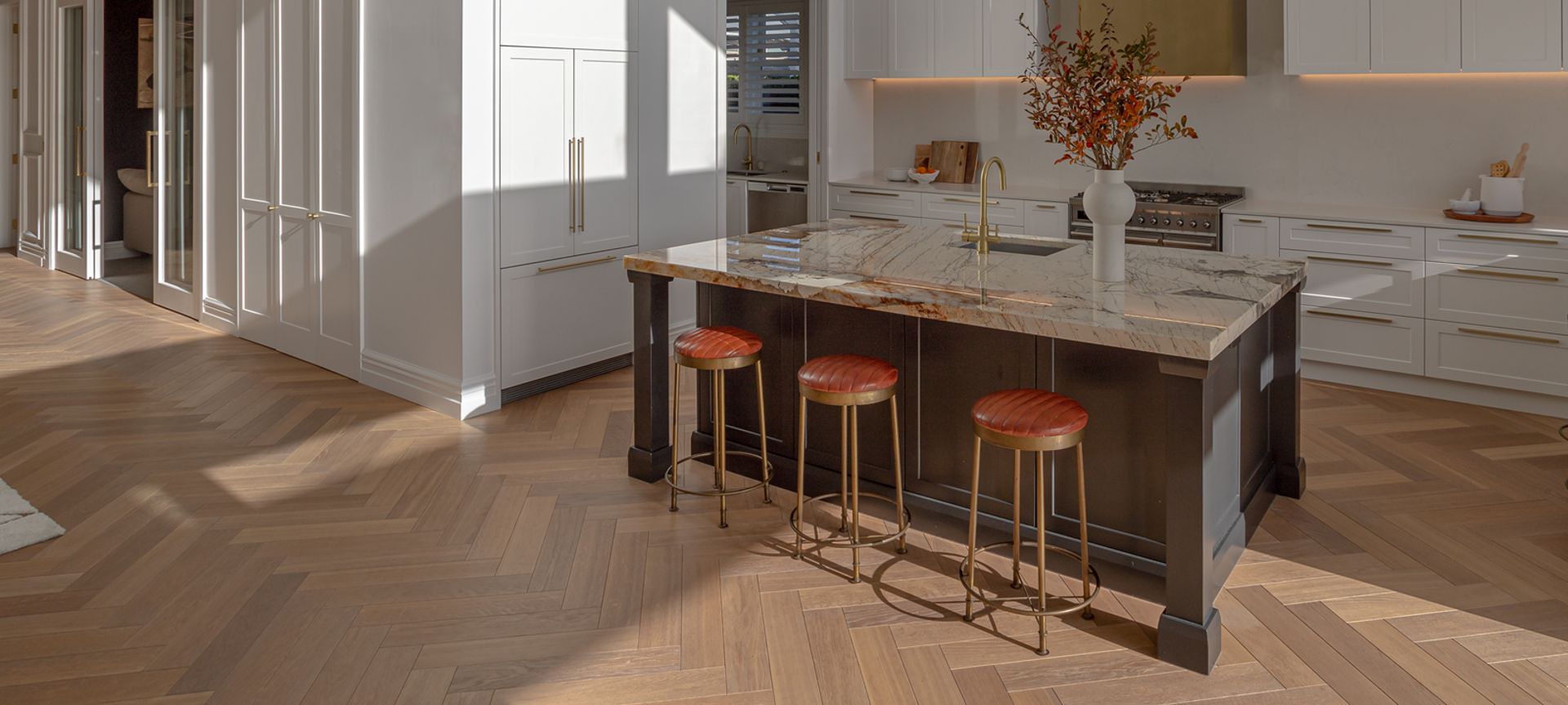 Faulder Ave - Herringbone Flooring