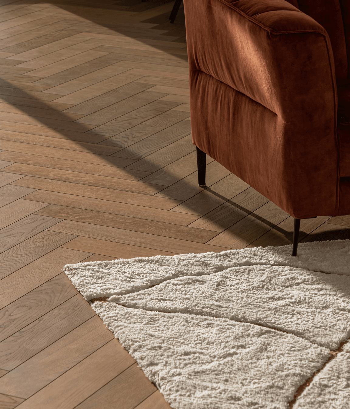 Faulder Ave - Herringbone Flooring