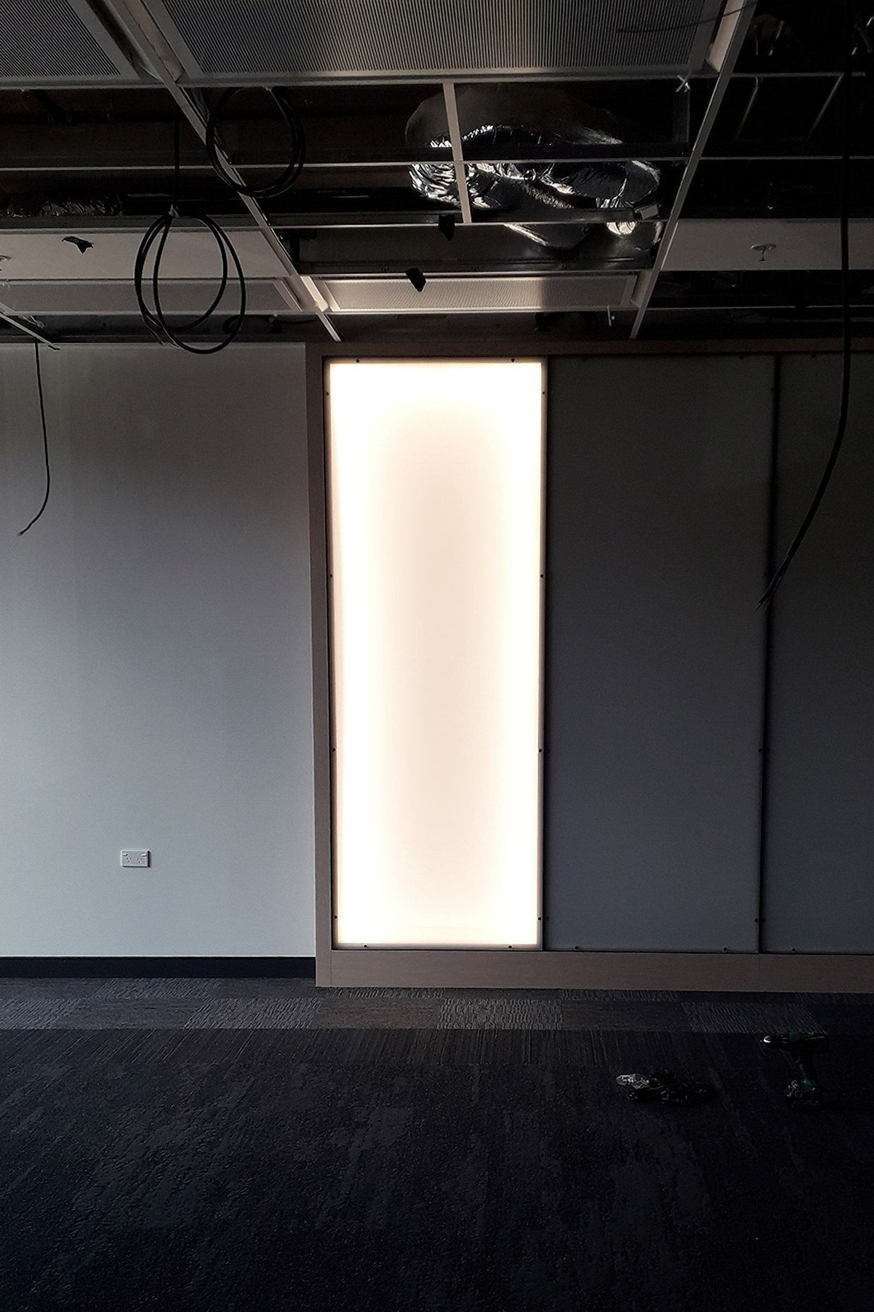 An onsite trial proved the theory prior to all of the boxes being fitted. Simple Simon 7 profiles were used with SPEC-14.4-40-140 LED strip which produces 1180lm per metre from 14W per metre. The 4000K colour temperature was selected to offer a neutral light colour through the lightbox imagery.