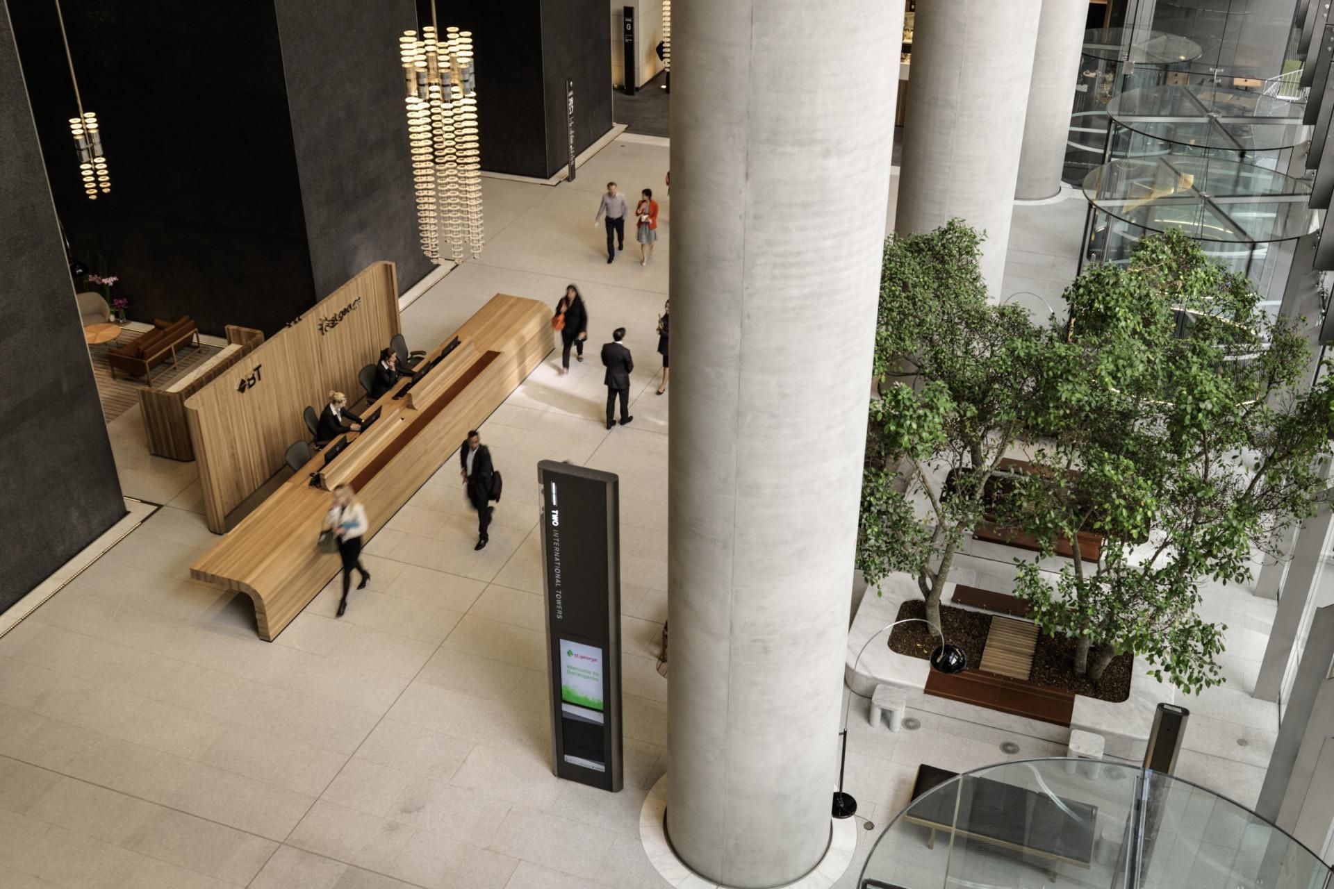 International Towers Lobby