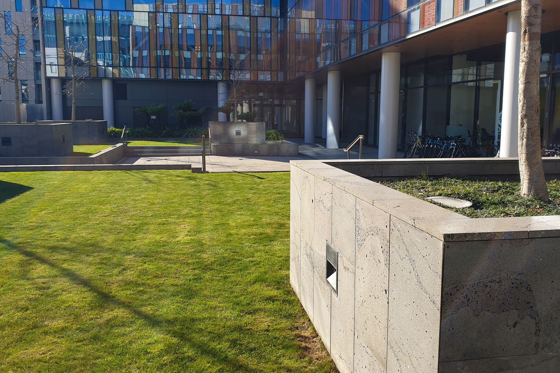 DuO Landscape Membrane, Awly Building Courtyard Christchurch