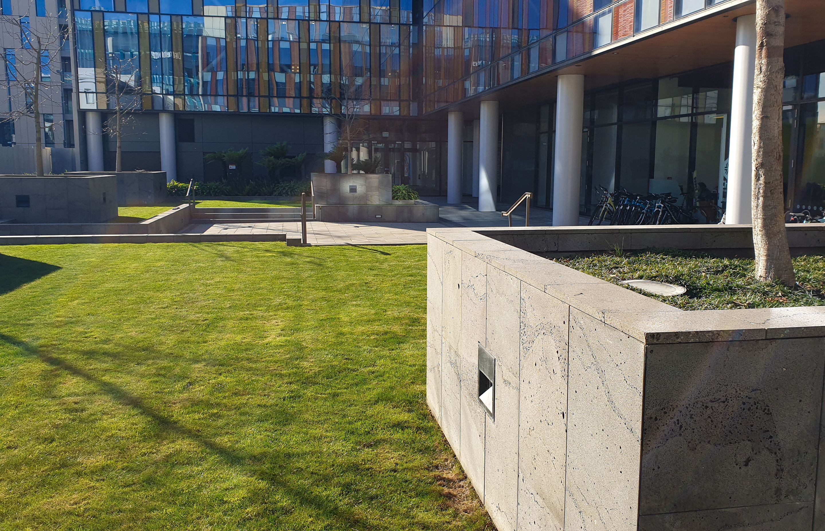 DuO Landscape Membrane, Awly Building Courtyard Christchurch