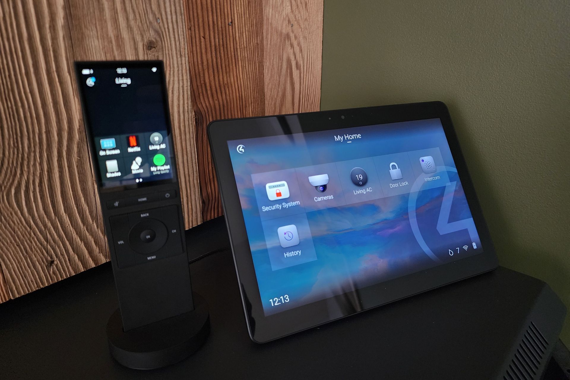 Control4 Neeo remote & T4 Tabletop Touchscreen