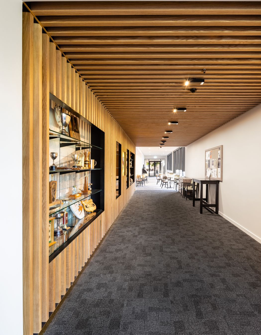 The 'Hall of Fame' greets visitors as they enter the club. Photography by Clinton Lloyd.