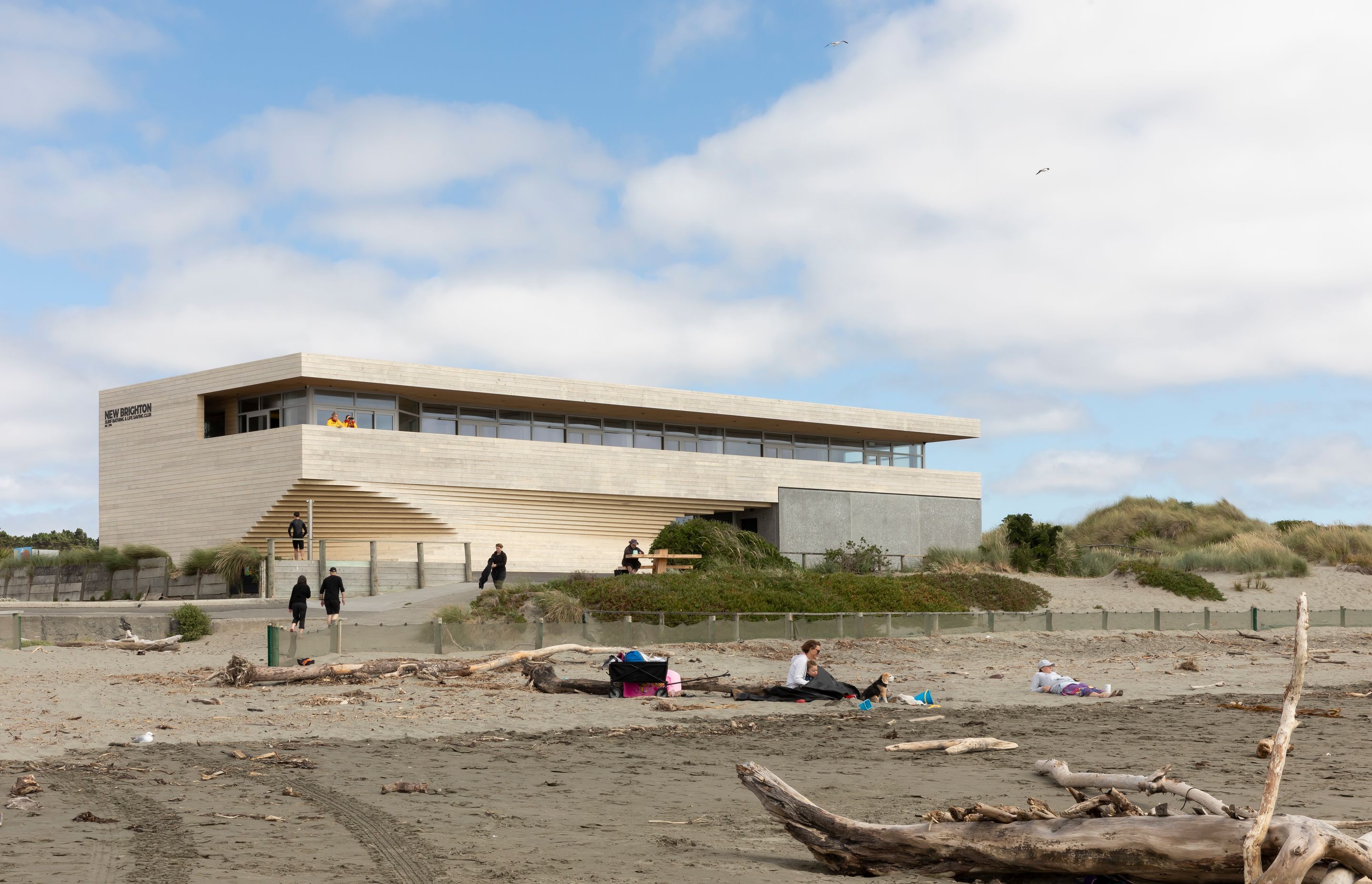 This is the third club that's been on this site; the first one burnt down, the second one got concrete cancer from the driving rain and sea and salt. "So we were really cognisant that we wanted a club that was going to be here for the next 100 years, and really importantly, didn't create big ongoing maintenance for the club. "