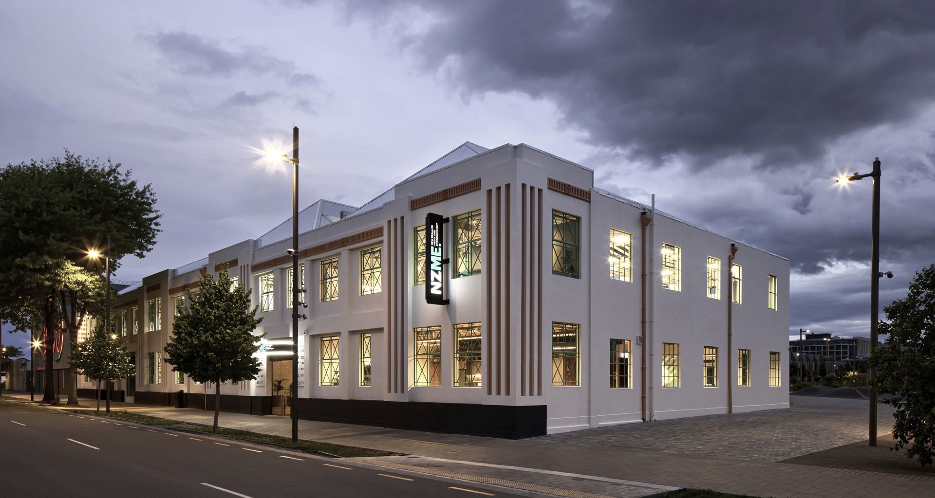 NZME, Christchurch Office banner