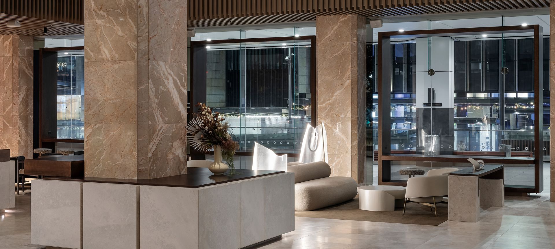 AON Lobby, Auckland banner
