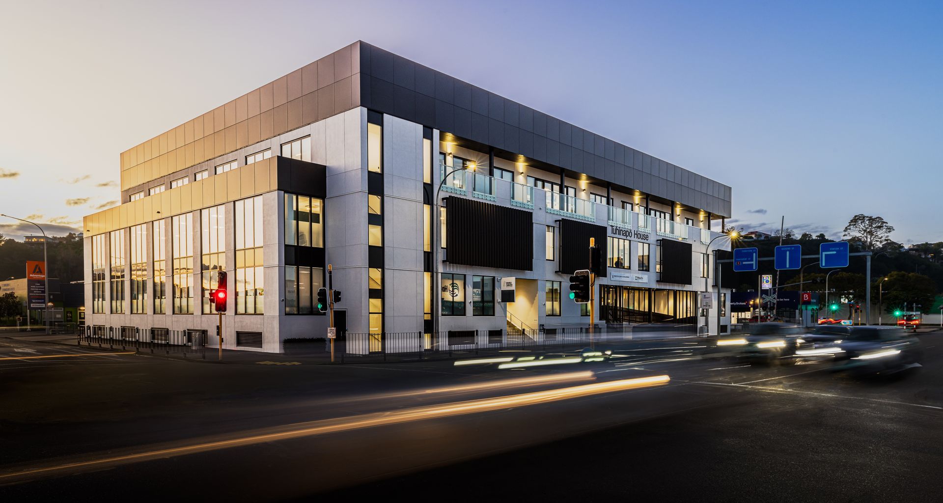 Tennyson Street Development, Napier banner