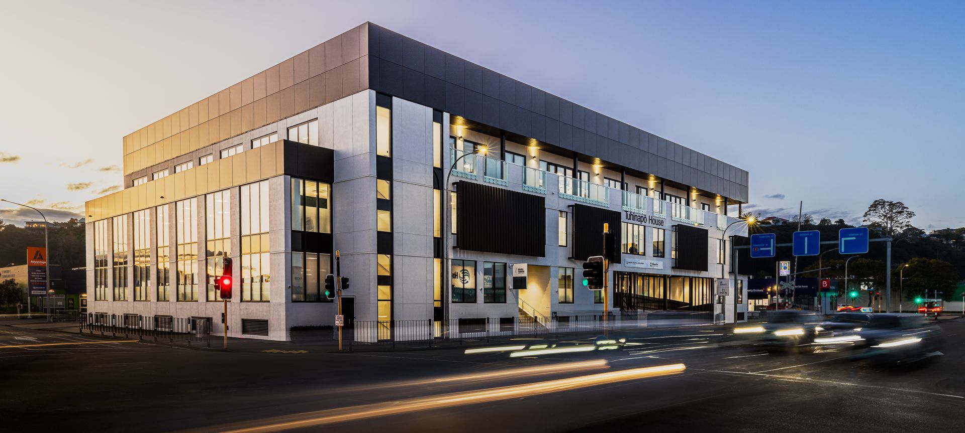 Tennyson Street Development, Napier banner