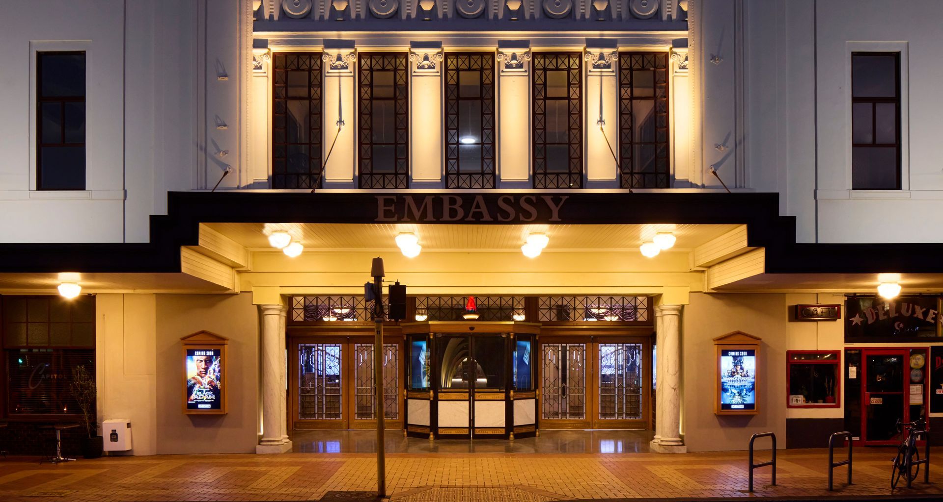 Embassy Theatre banner