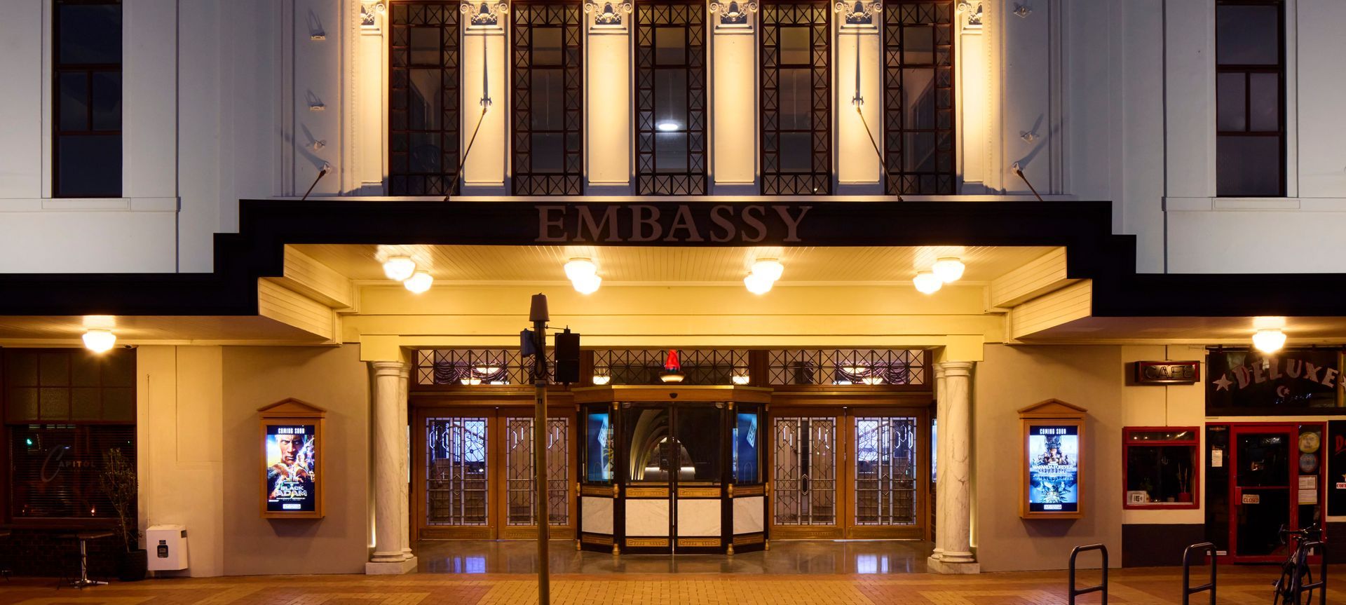 Embassy Theatre banner