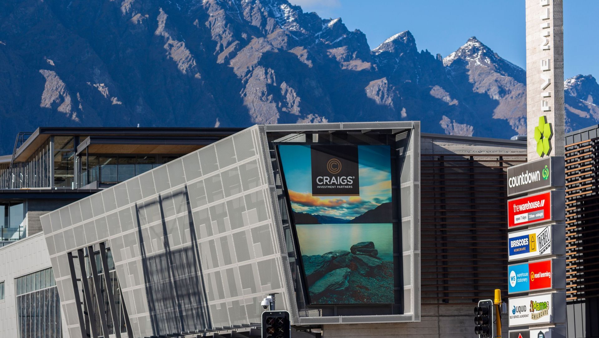 Five Mile Shopping Center banner