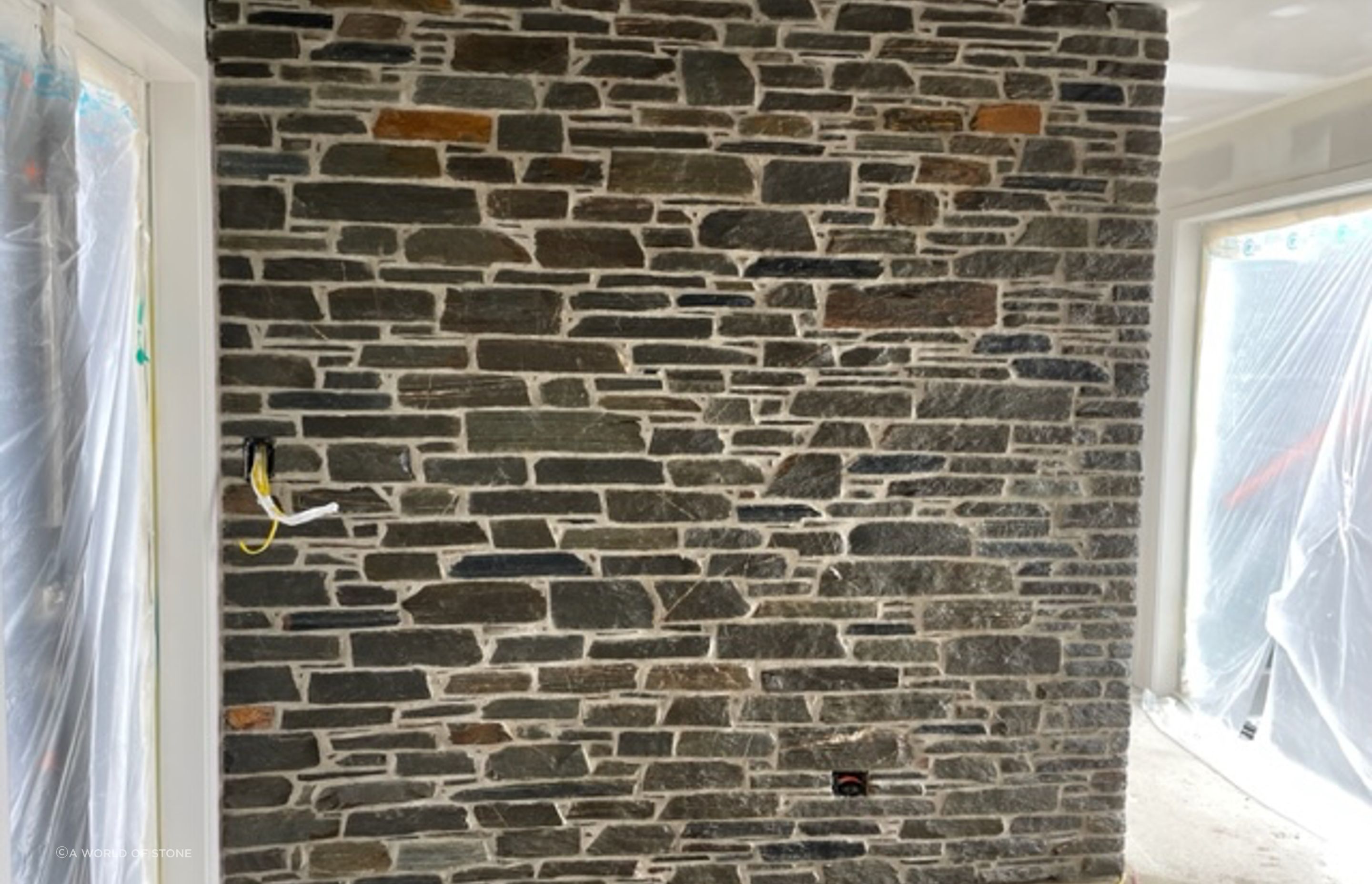 Wanaka Stone, lime pointed mortar.