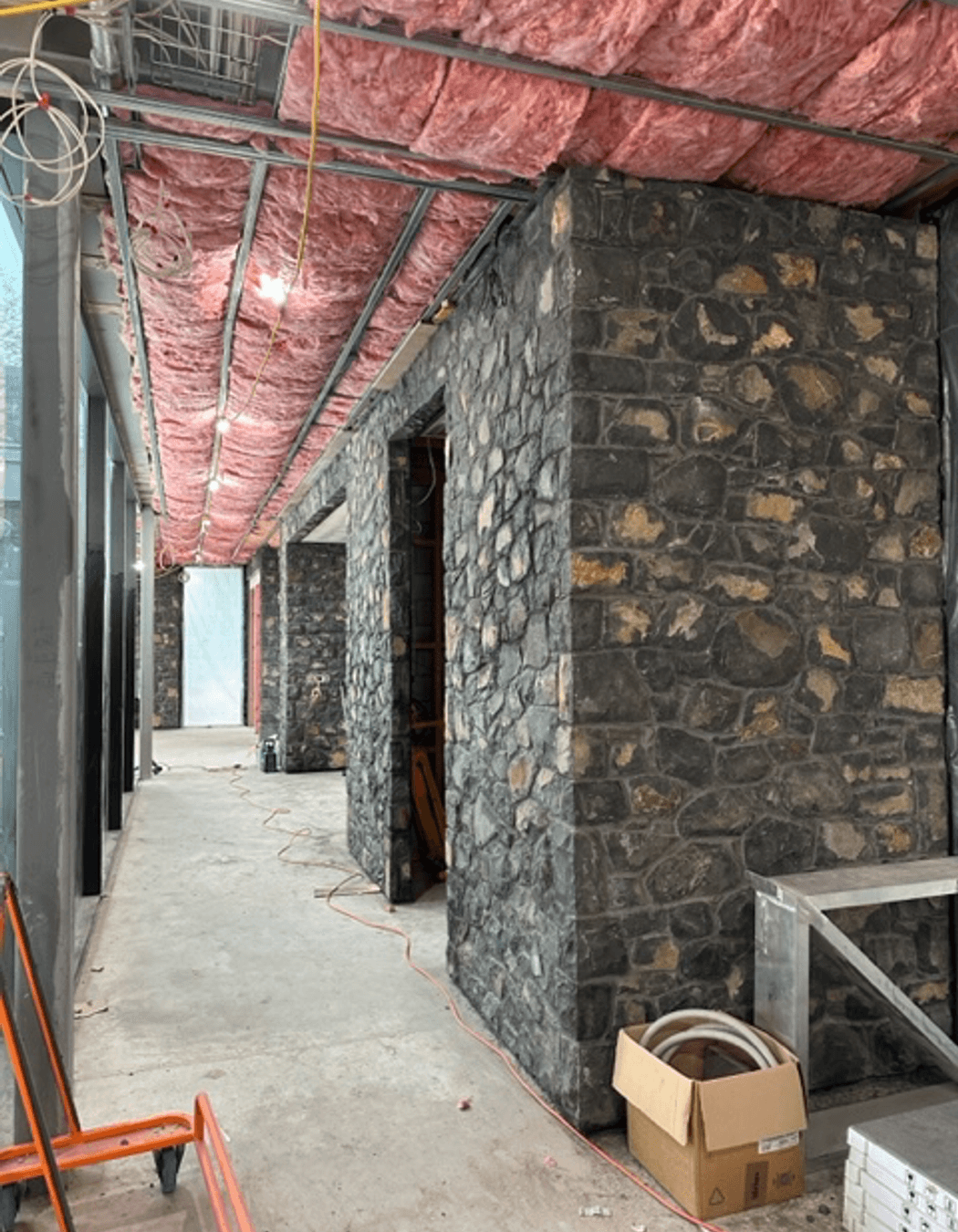 Matatoki stone 40mm veneer walling