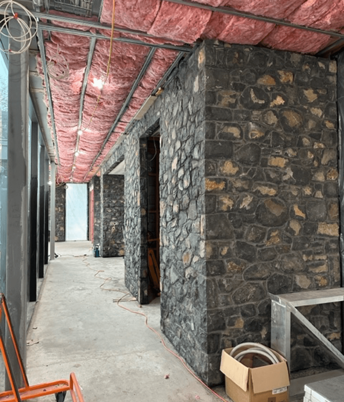 Matatoki stone 40mm veneer walling