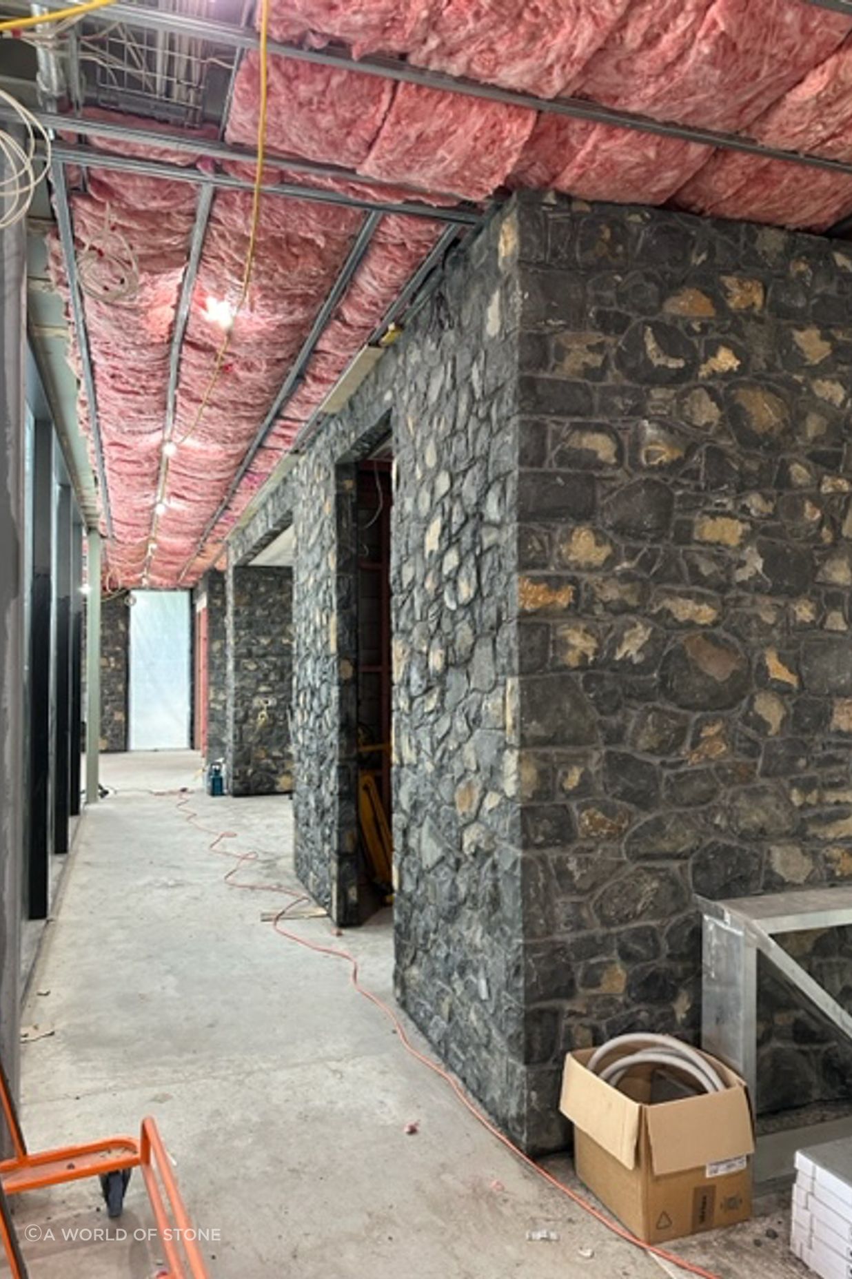 Matatoki stone 40mm veneer walling