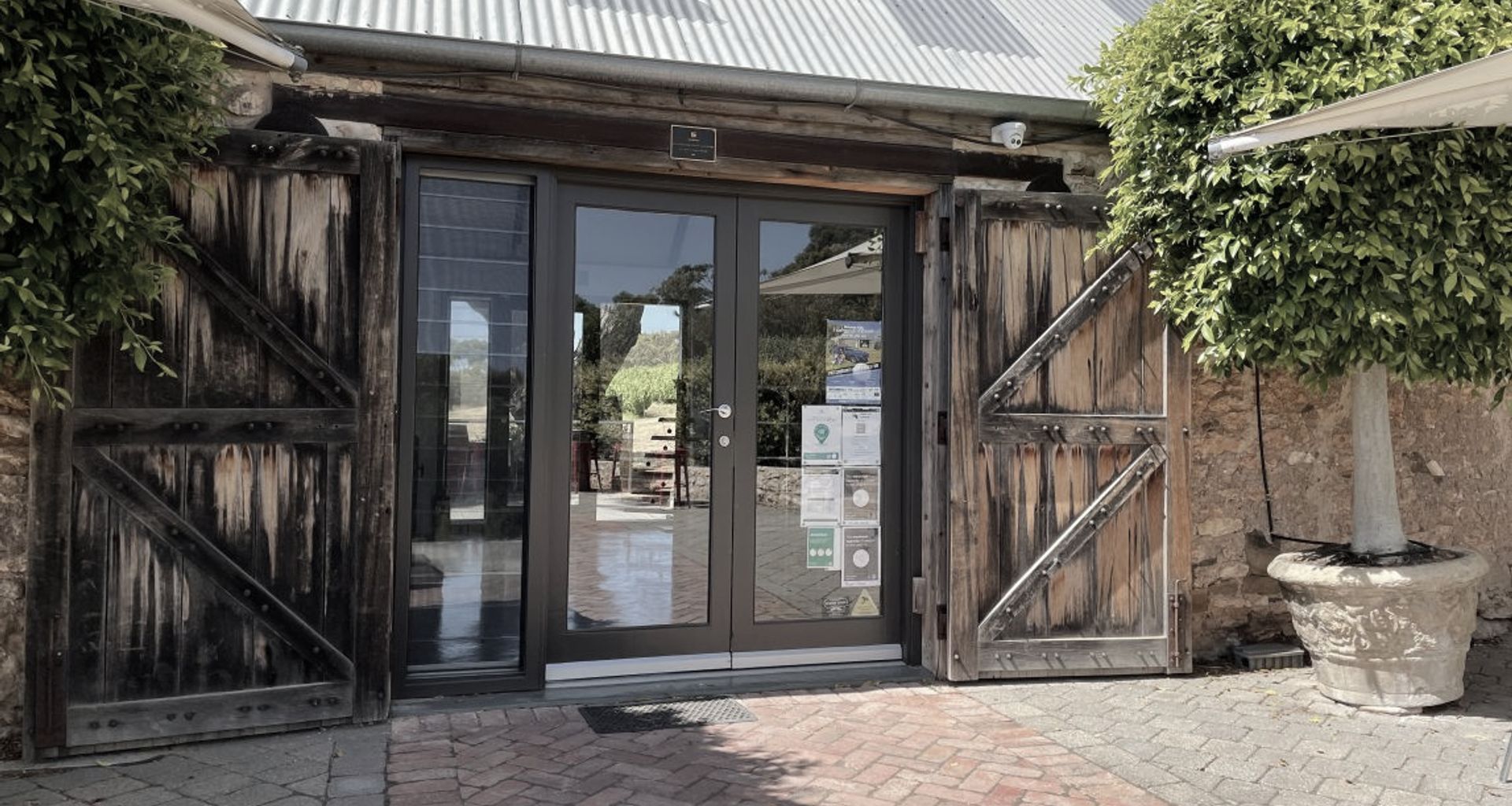 Paxton Wines Cellar Door banner