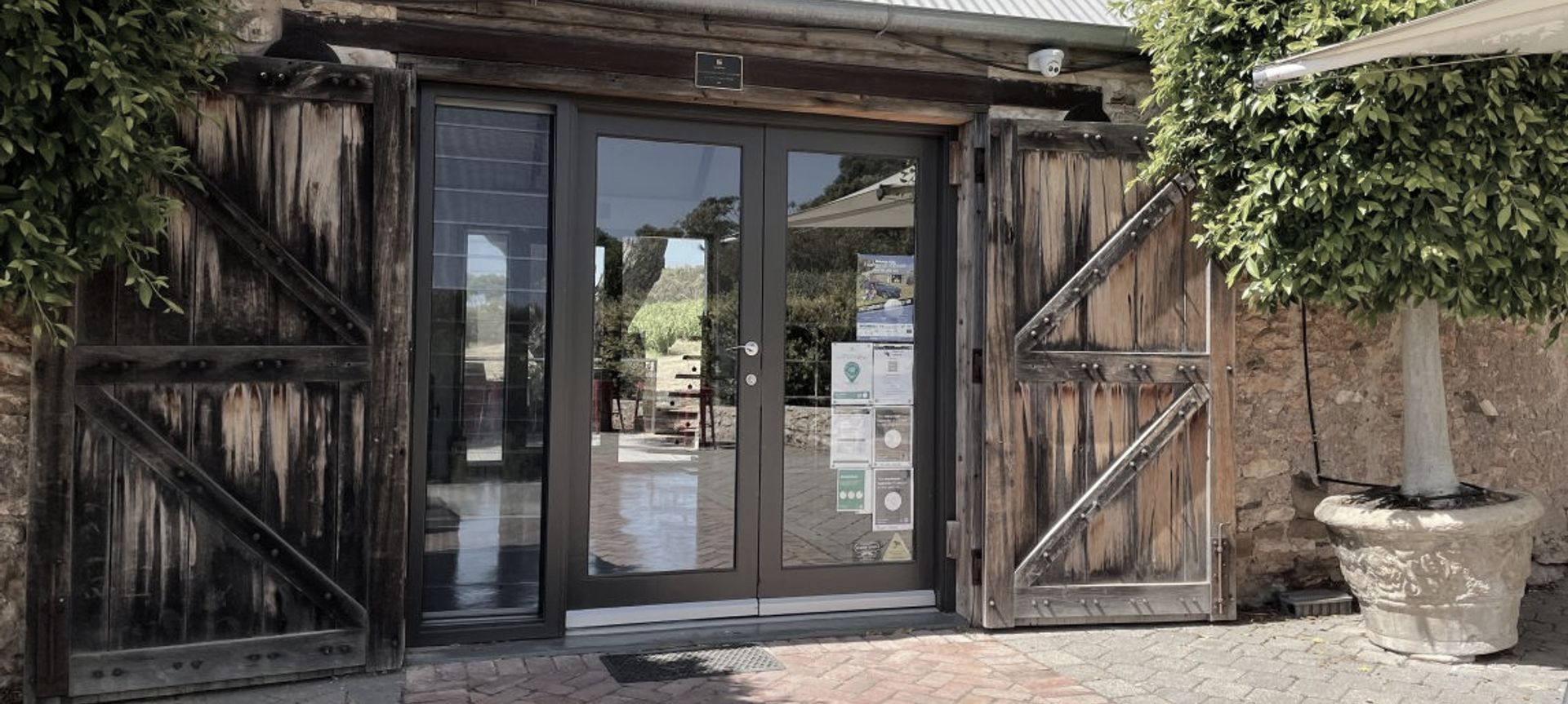 Paxton Wines Cellar Door banner