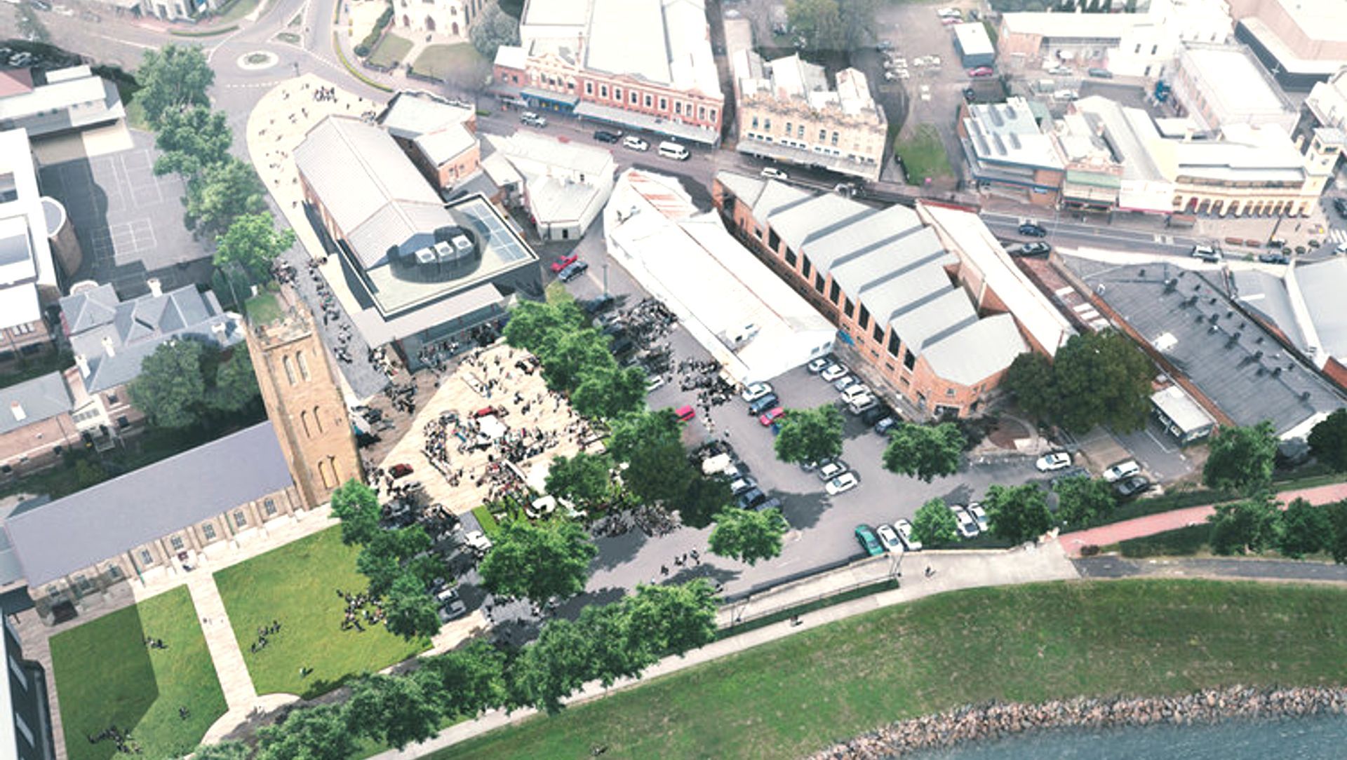 Maitland Cathedral Precinct banner