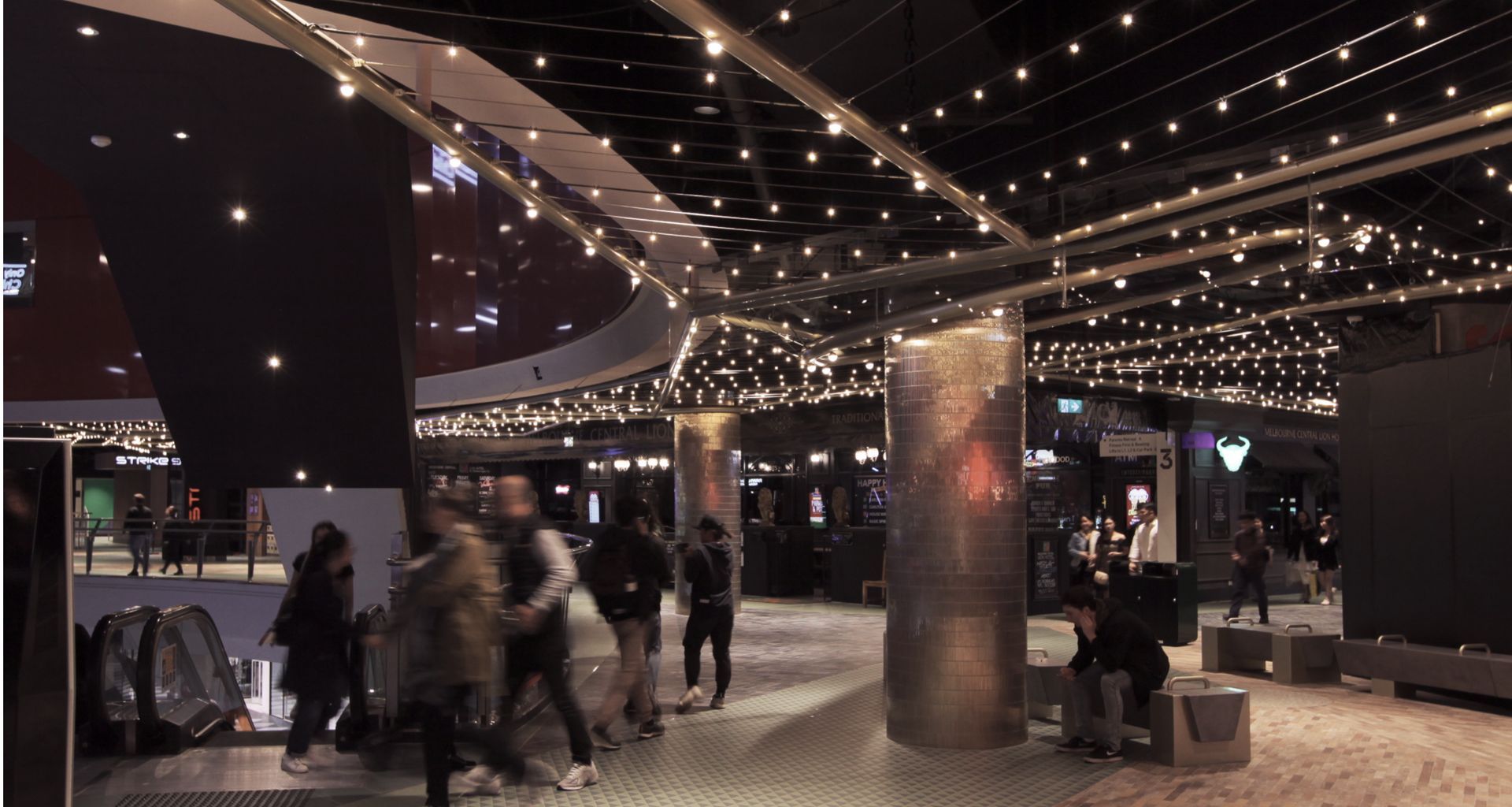Melbourne Central Ceiling banner