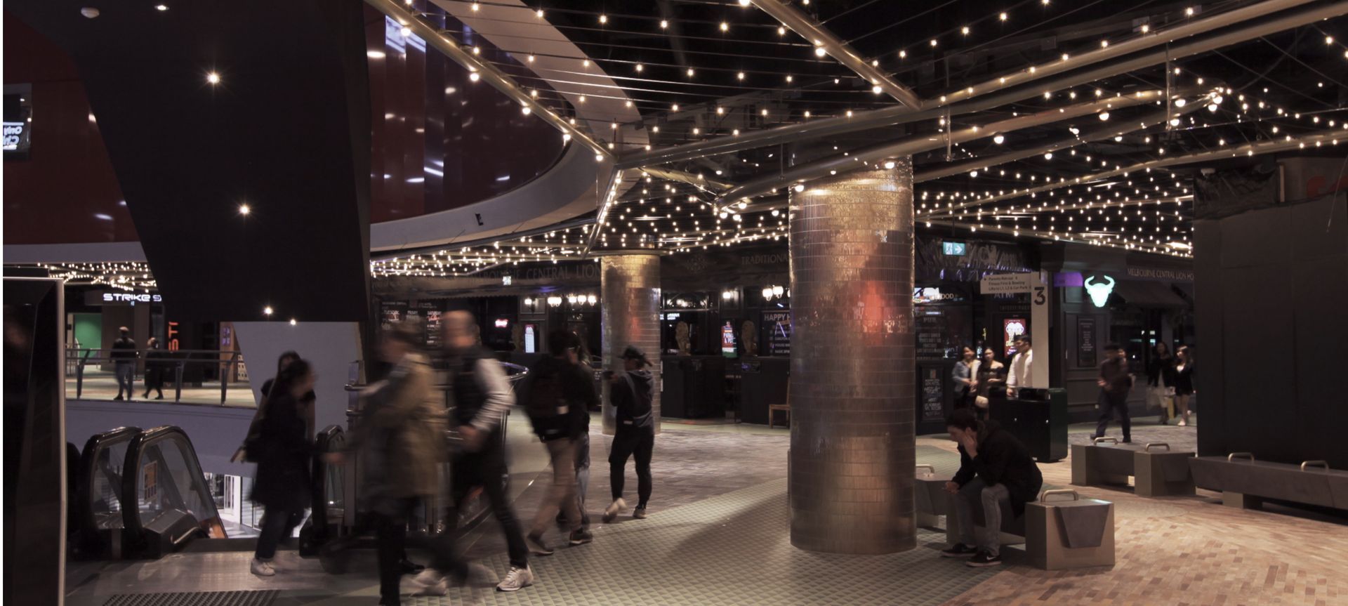 Melbourne Central Ceiling banner