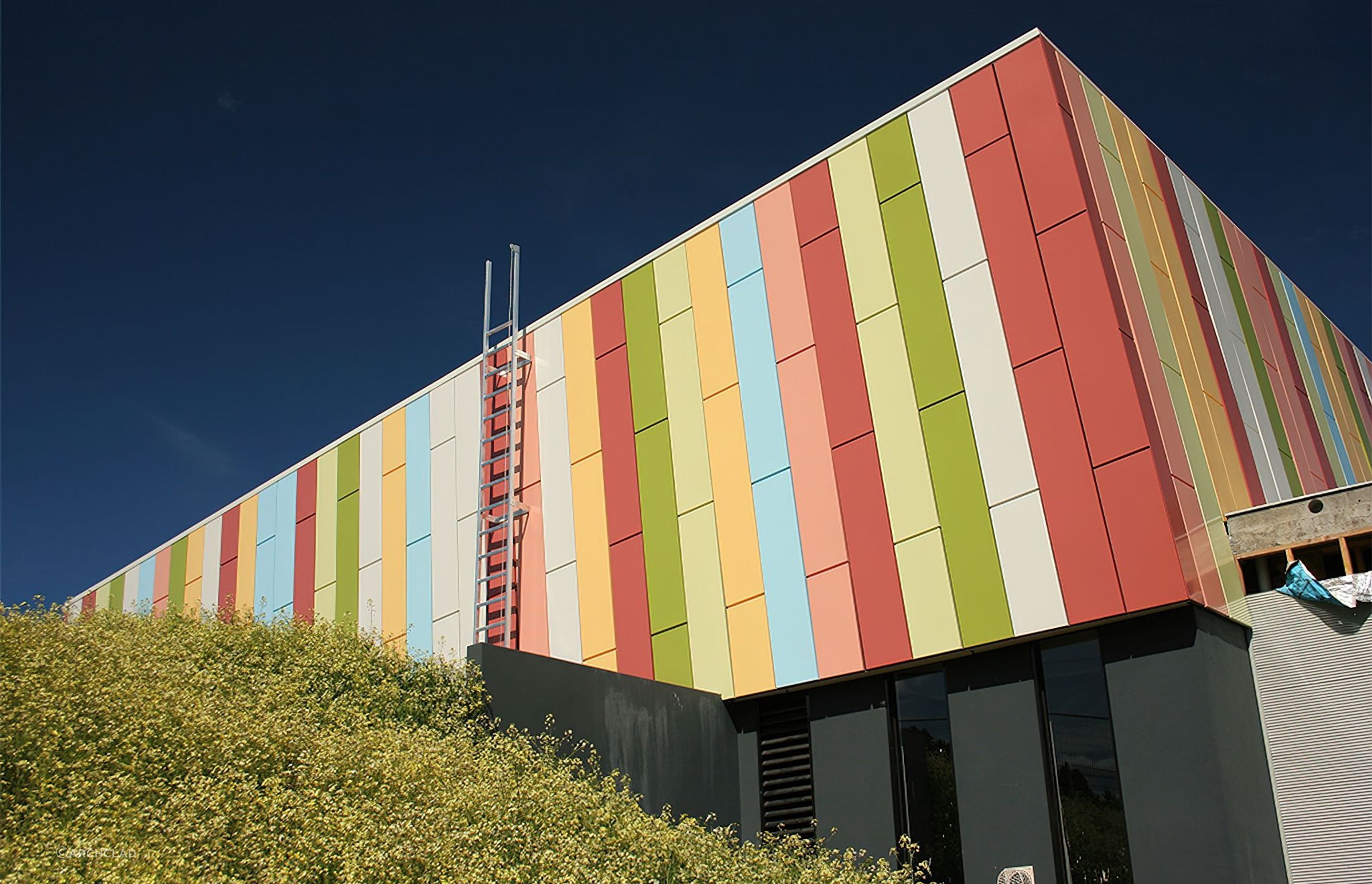Cassette Panels in Powder Coated Aluminium