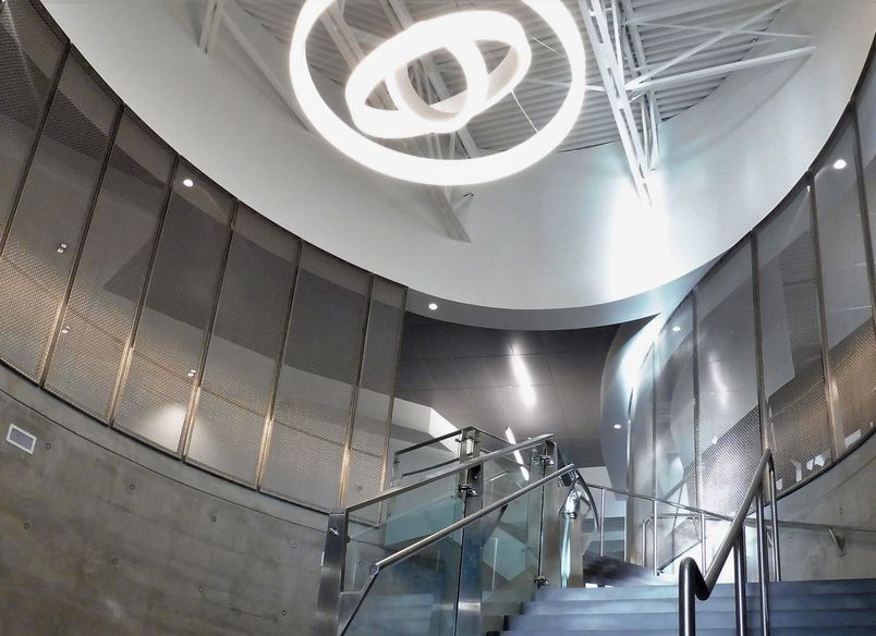 Wire Mesh Space Dividers at YMCA