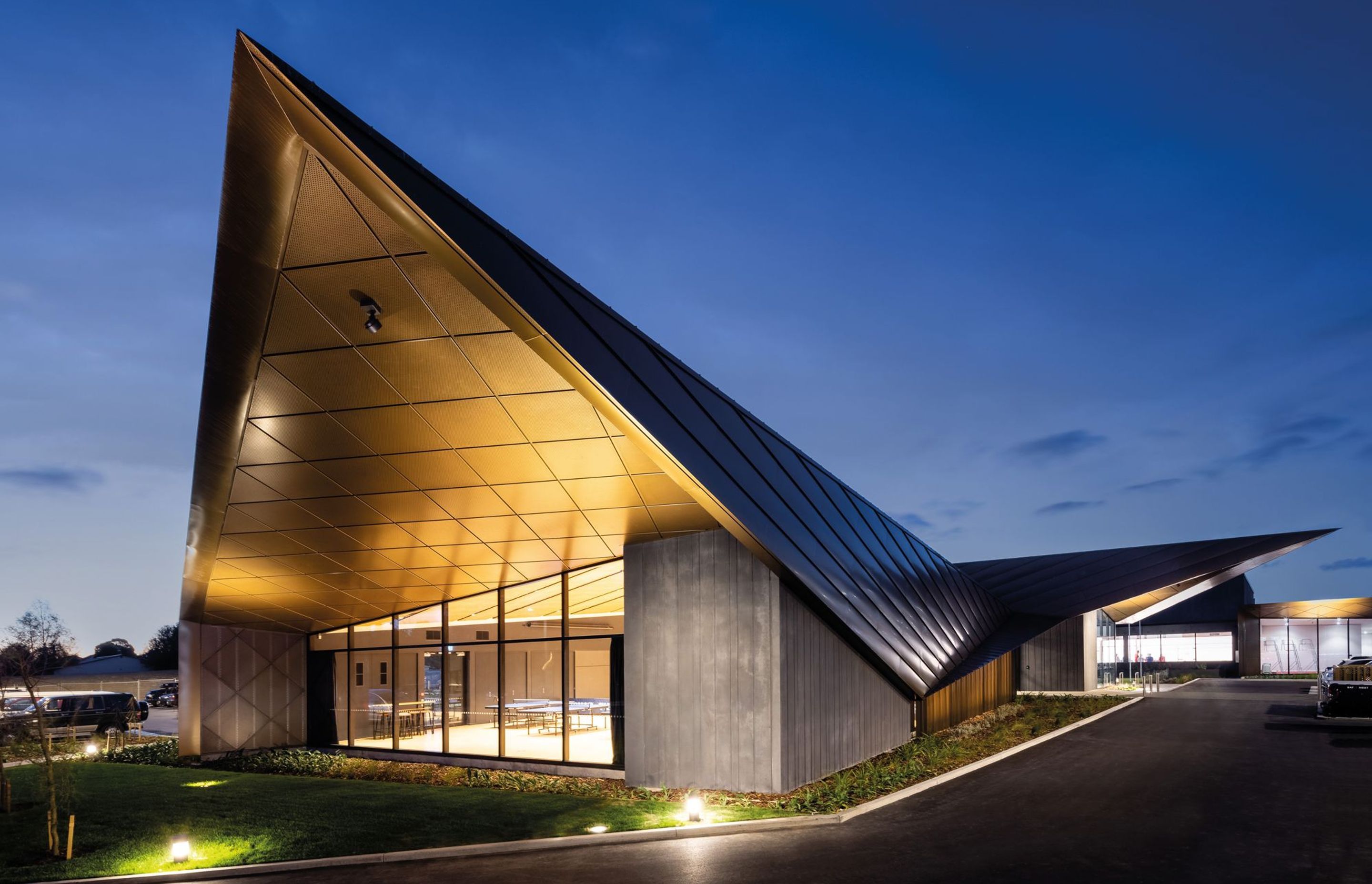 The newly refurbished Richmond Club, replaces the original club building, which was significantly damaged in the Christchurch earthquakes. Photography by Clinton Lloyd.